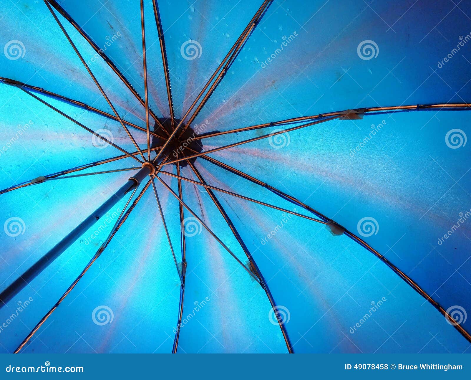 Blue Umbrella stock photo. Image of shade, umbrella, protection 49078458