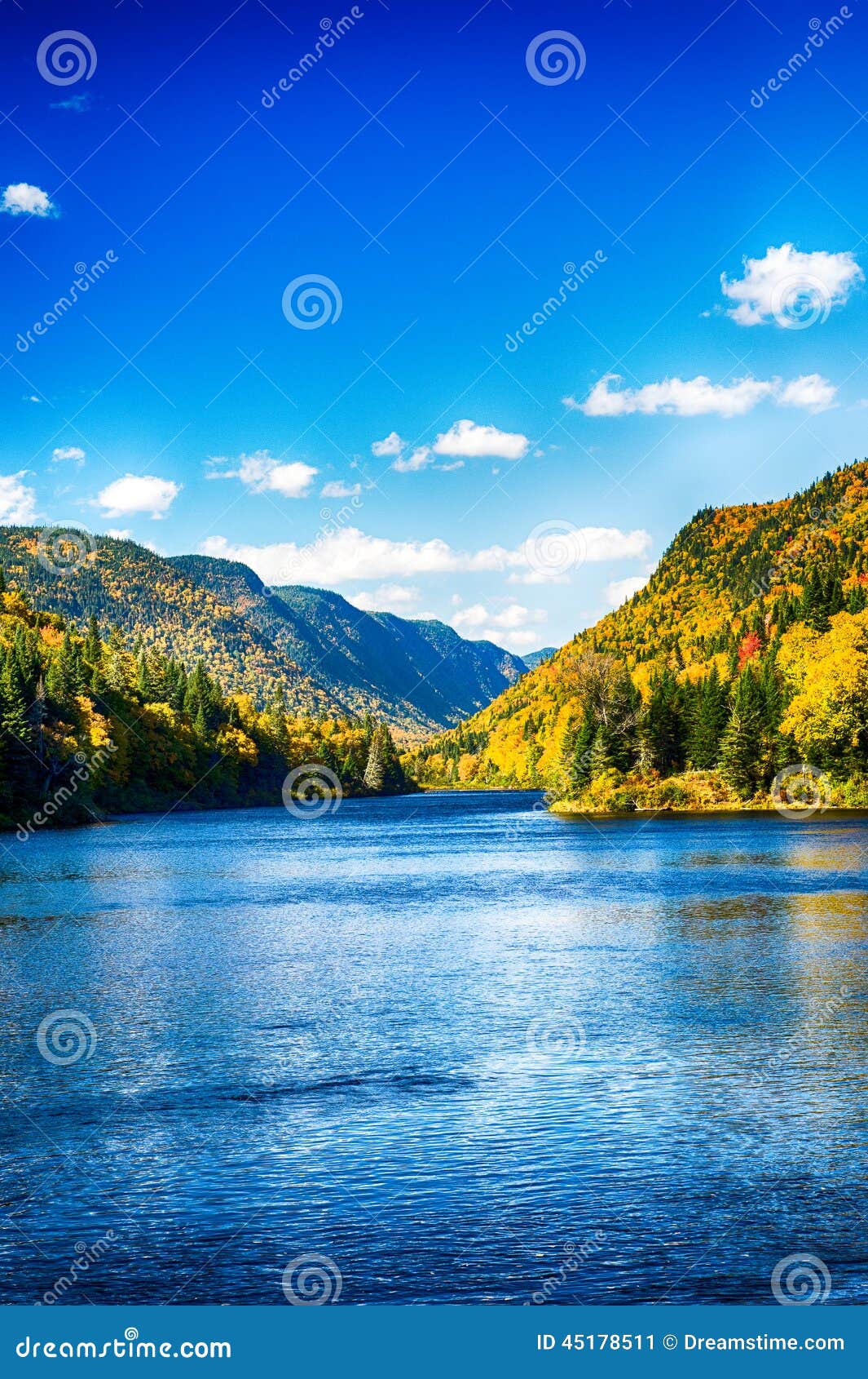 Blue Valley stock image. Image of yellow, environment 45178511