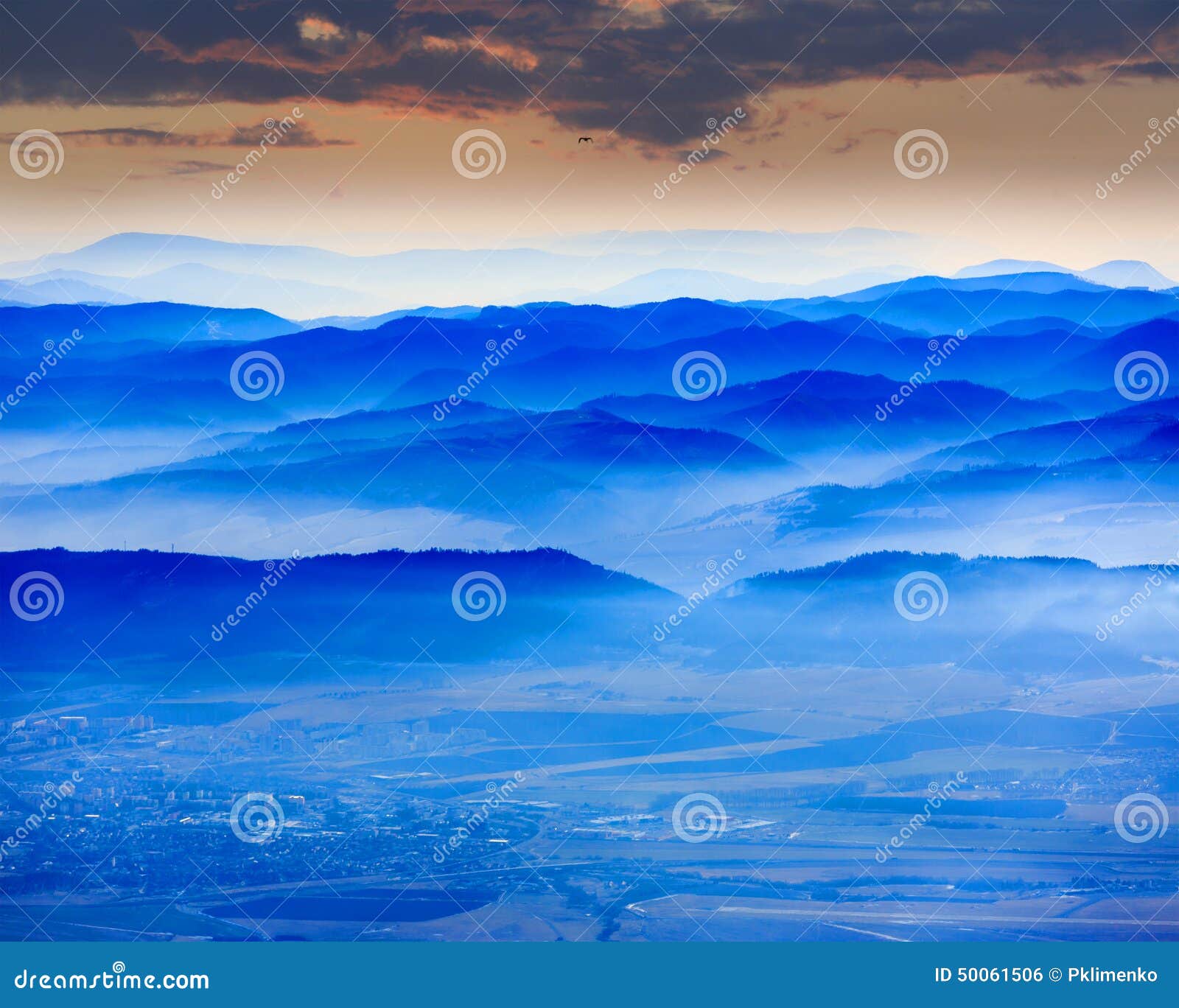 Blue valley stock photo. Image of ridge, layers, vacation 50061506