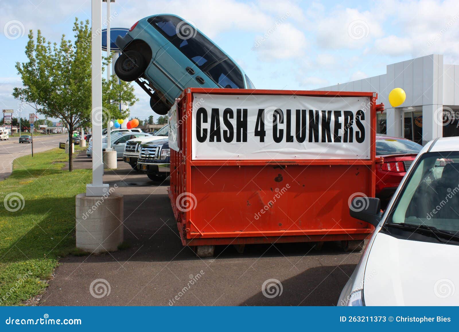 Cash The Truck, Orange and Blue