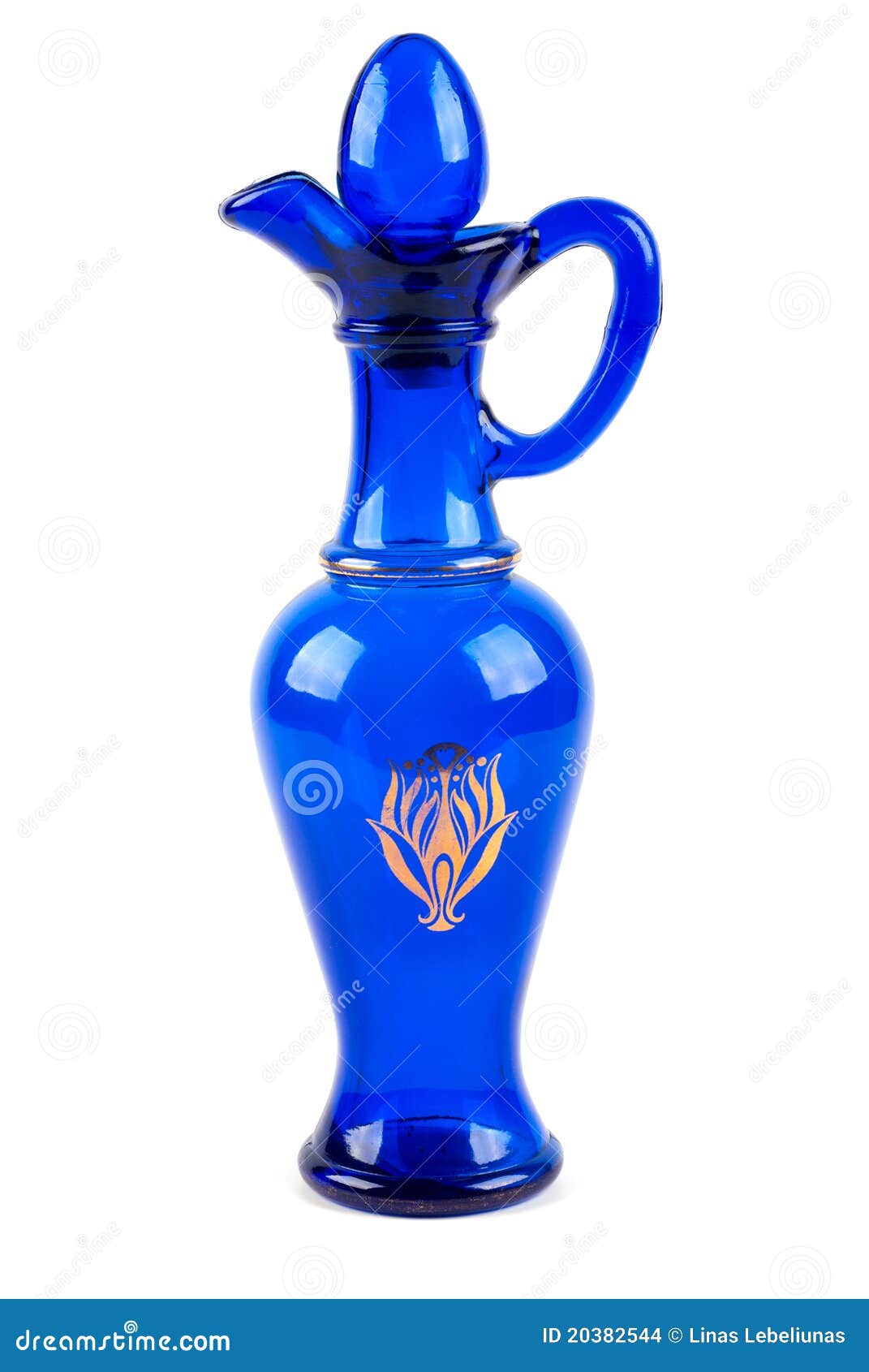 Blue Vase with drawing stock photo. Image of ornate, drawing 20382544