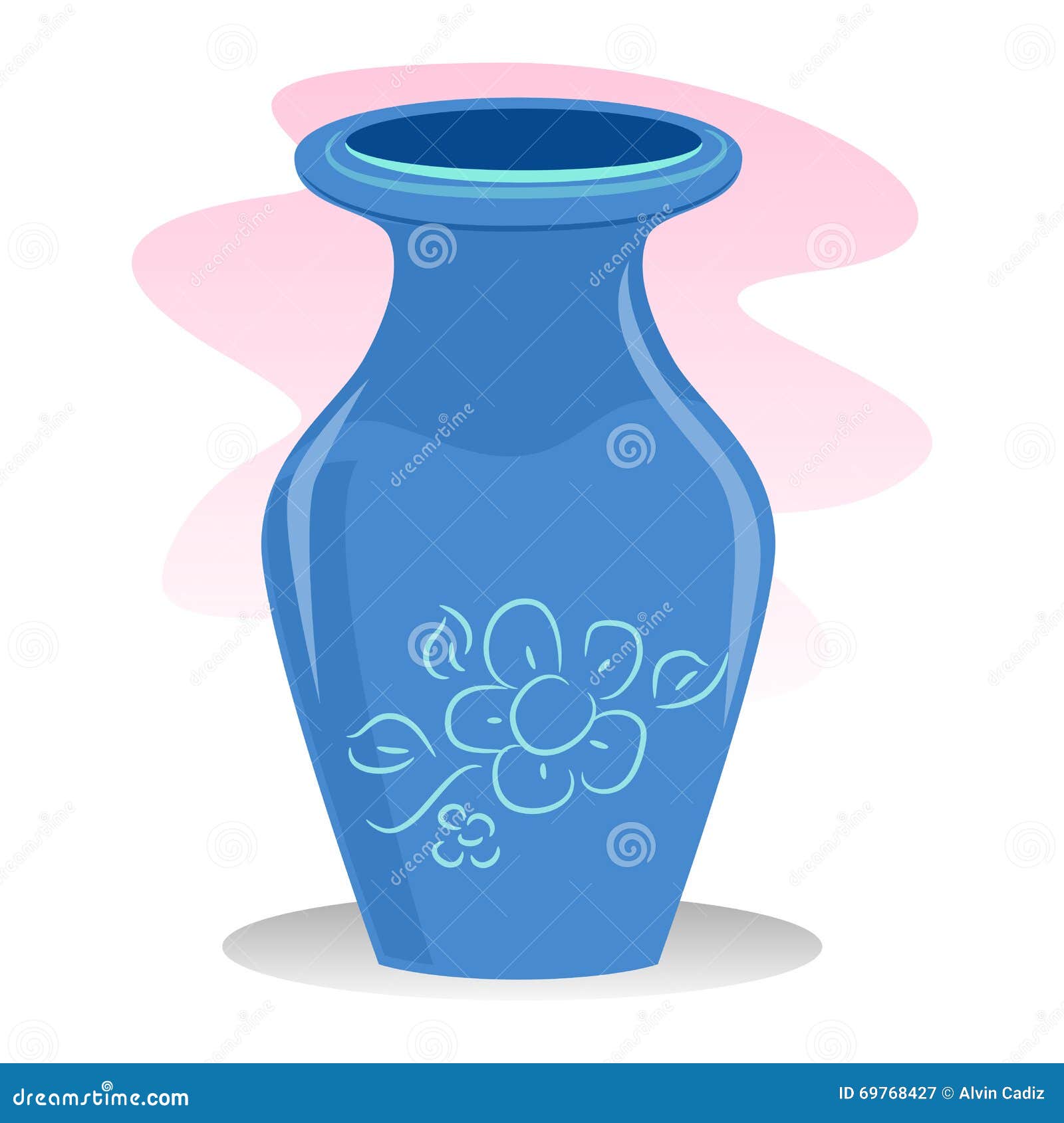 blue vase