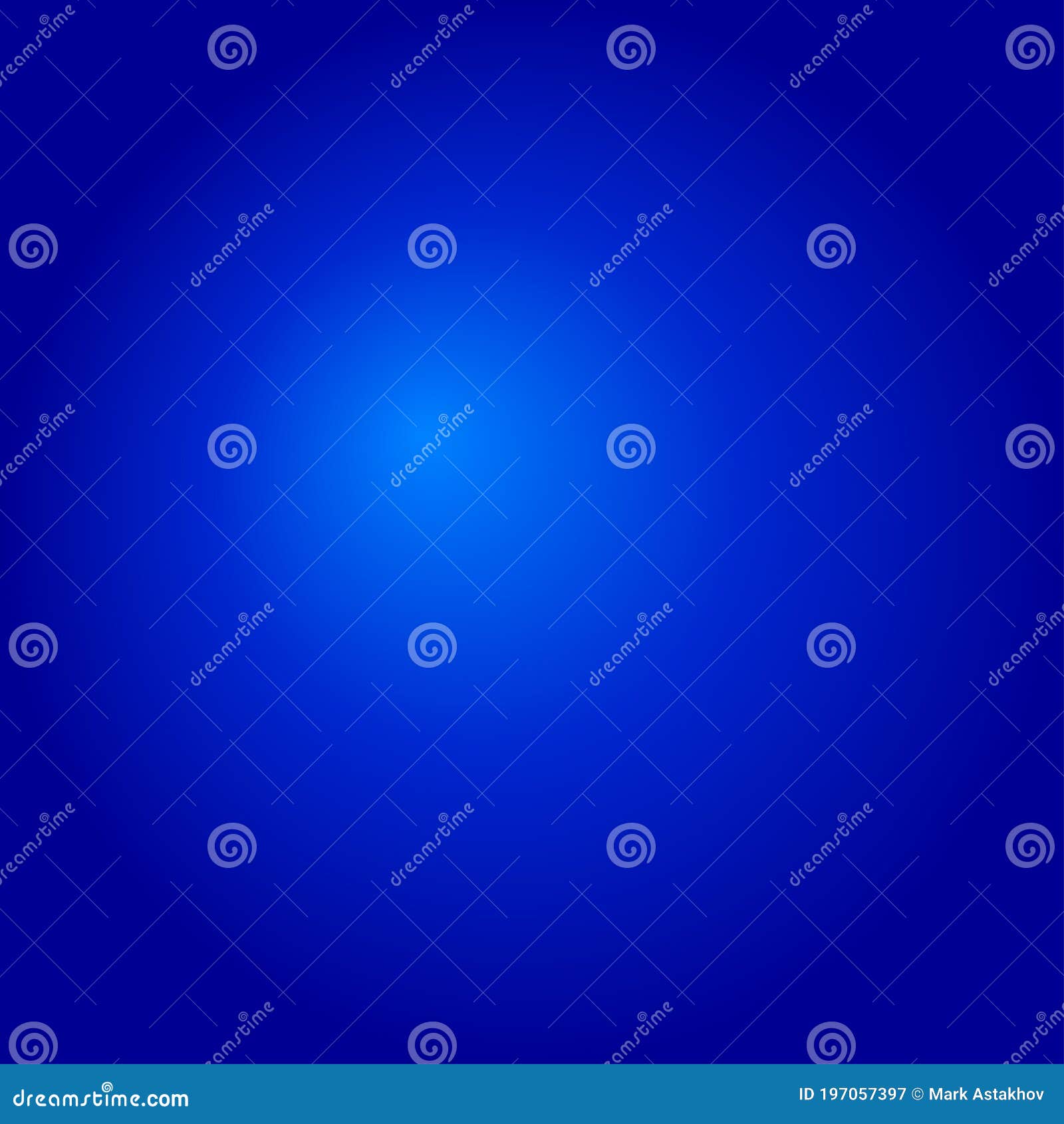 Blue Vector Background, Gradient Radial Blank Wallpaper Stock Vector