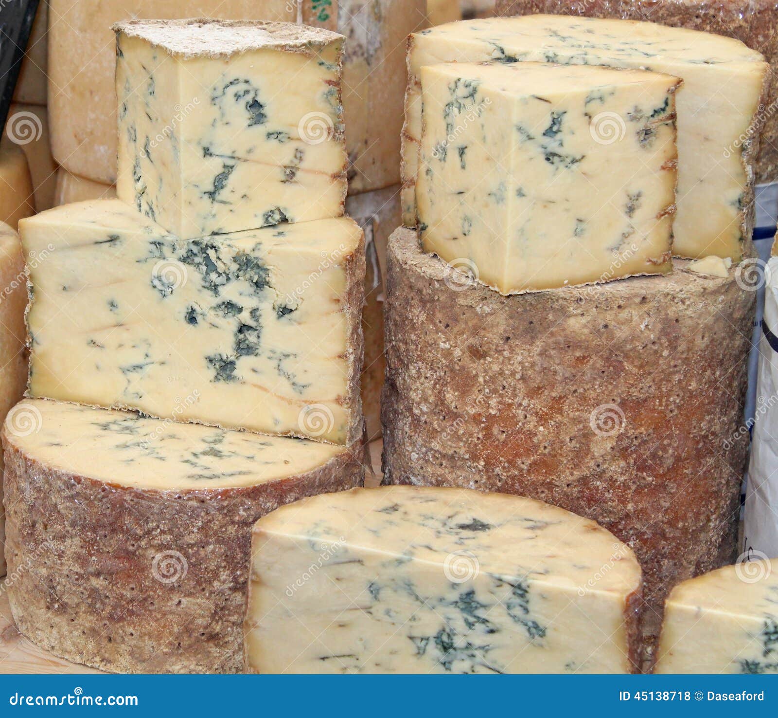 Blue Vein Cheese. stock photo. Image of produce, snack 45138718