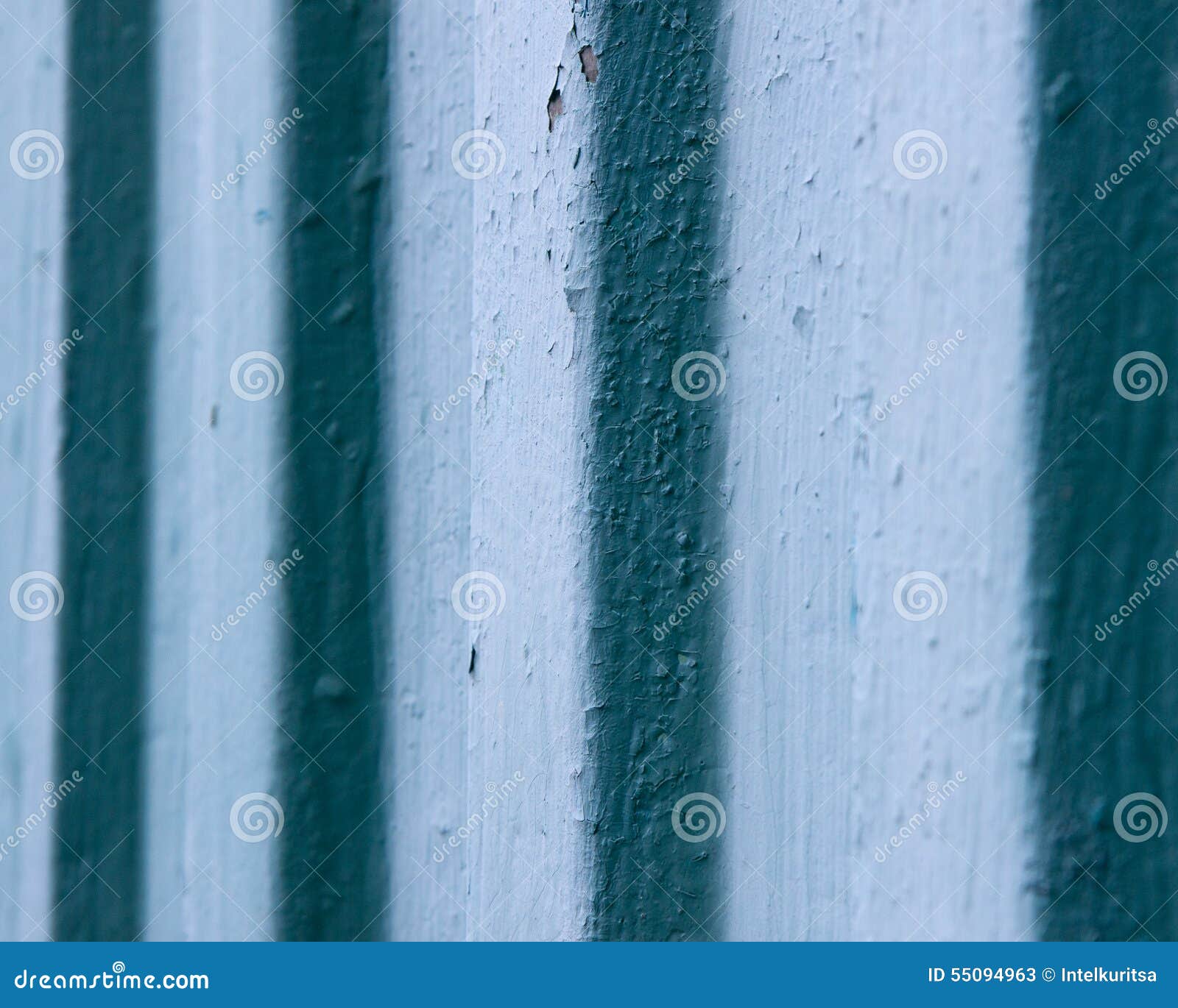 Blue vintage metal wall stock image. Image of building 55094963