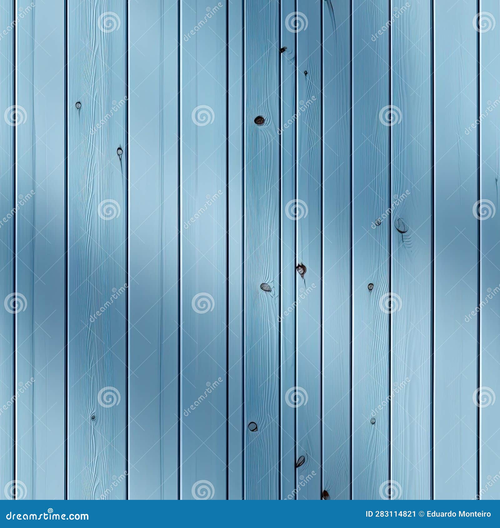 Blue Wallpaper Made with Wood Planks in a Simplistic Vector Art Style