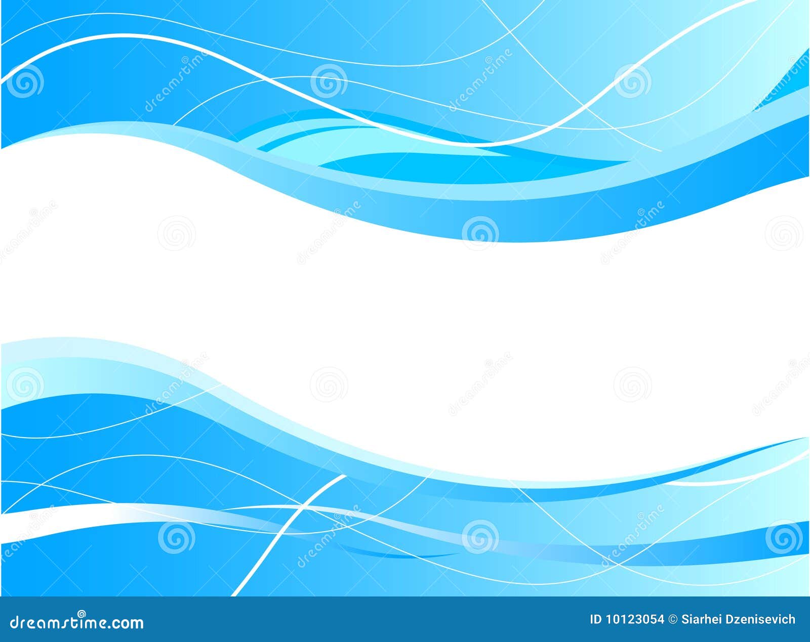 Blue water business card stock vector. Illustration of energy 10123054
