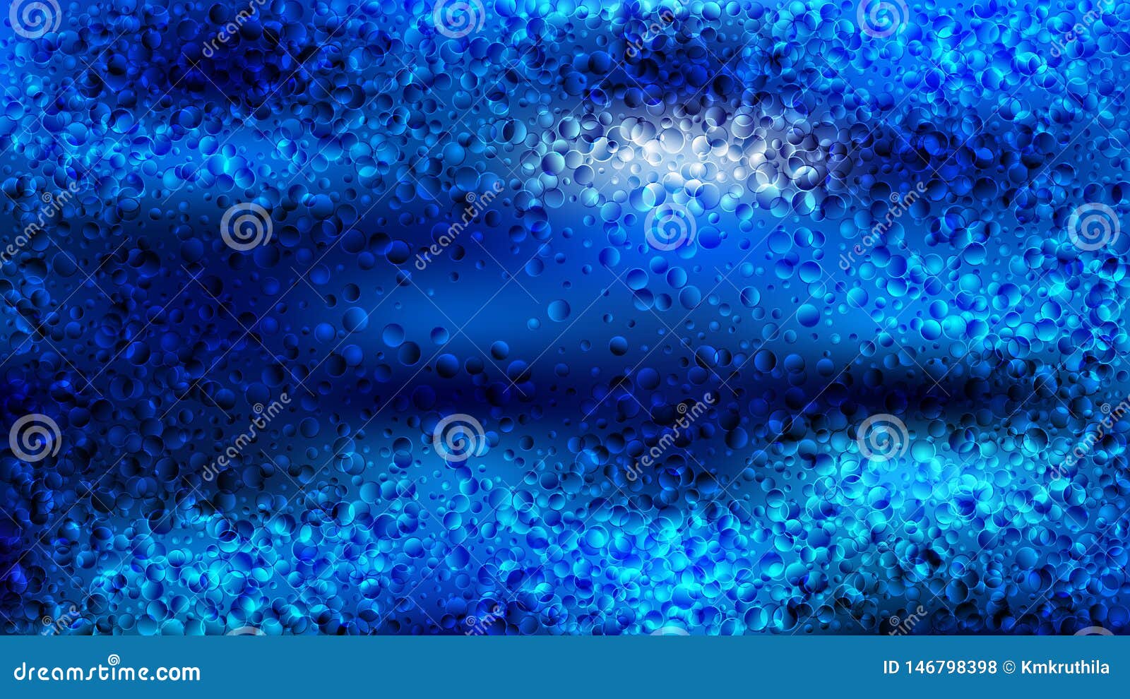 Blue Water Electric Background Beautiful Elegant Illustration Graphic
