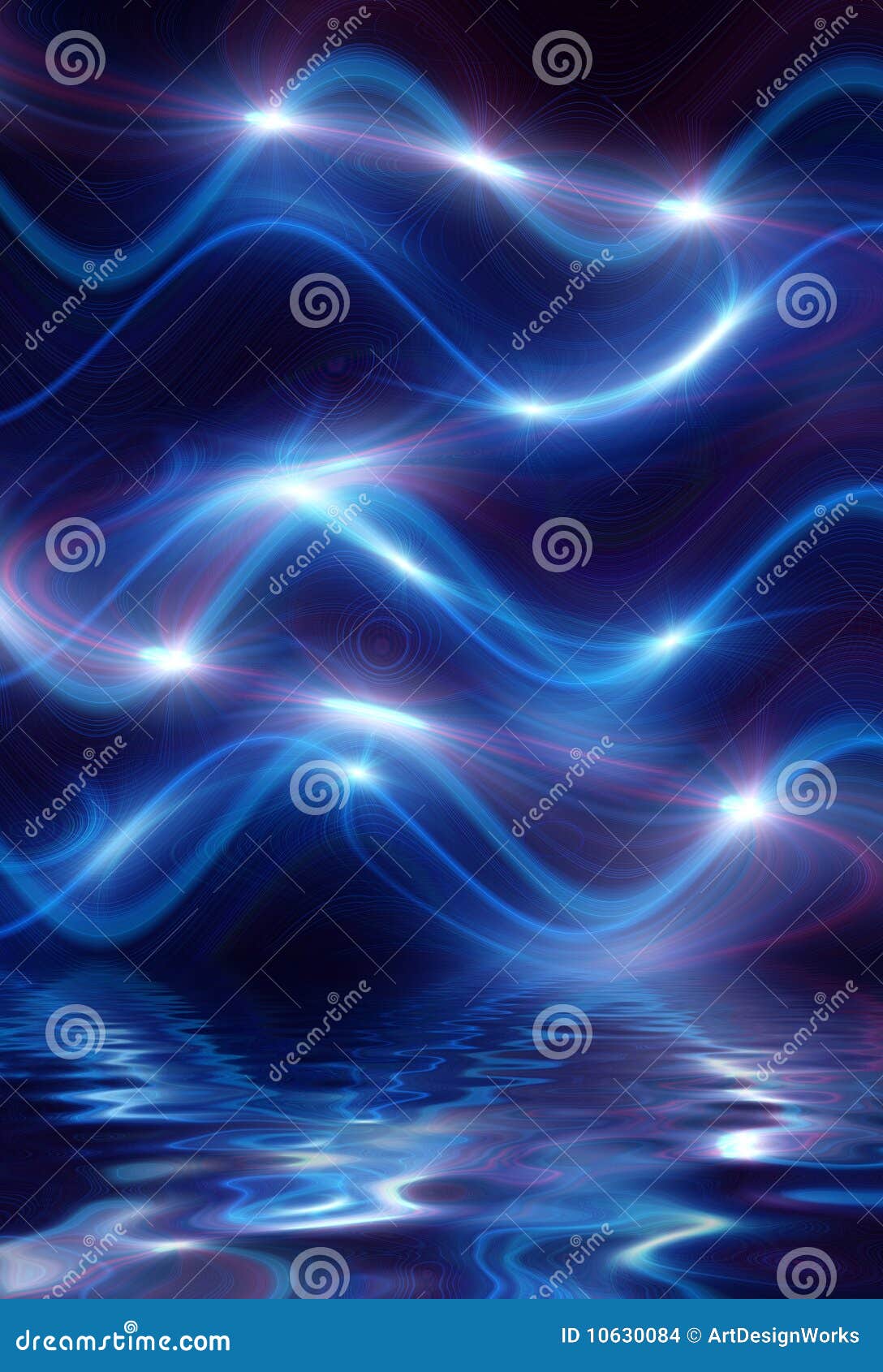 Blue Water Light Background Stock Illustration Illustration of water