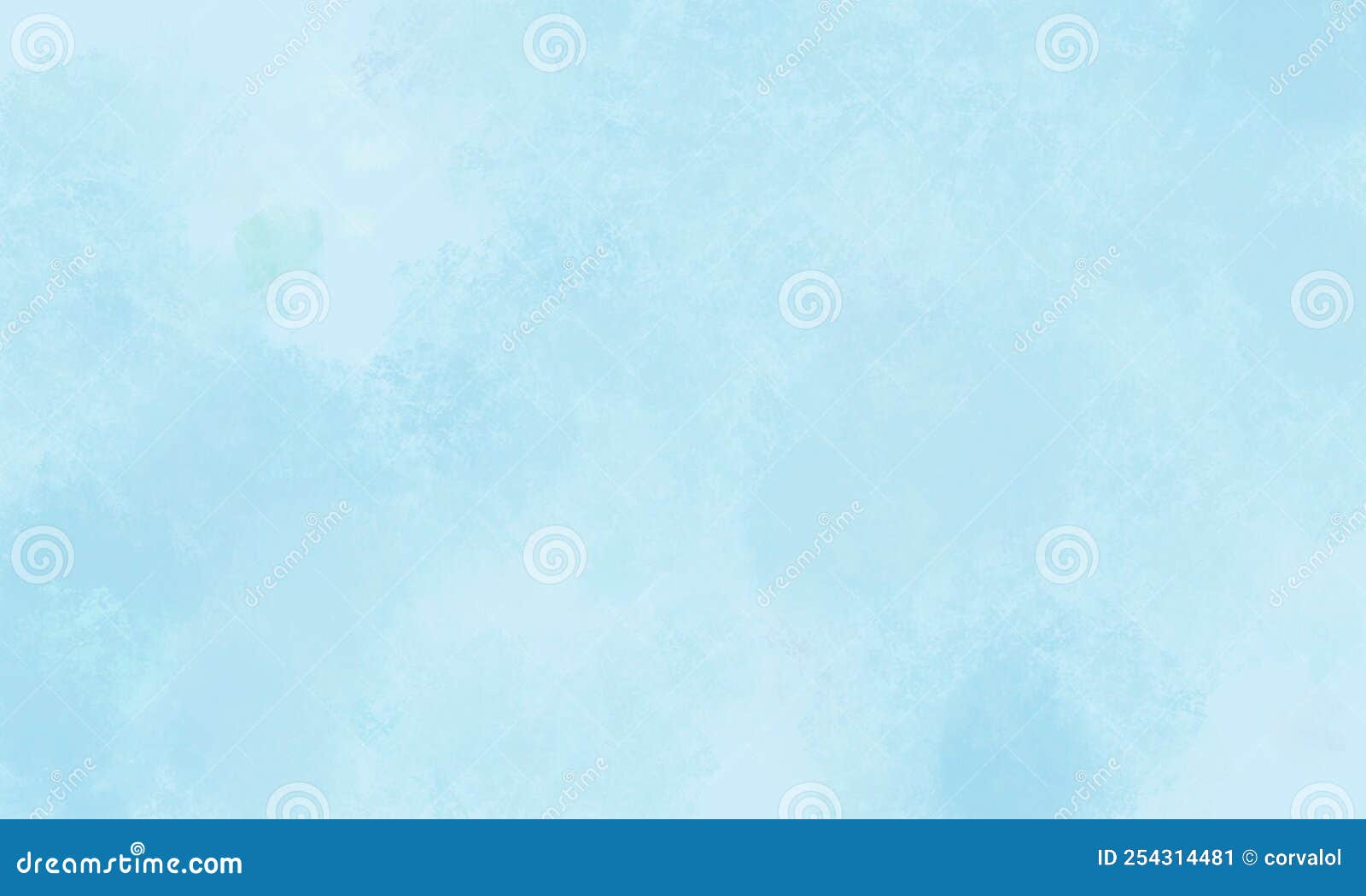 Blue Watercolor Vector Background. Abstract Paint Stain Backdrop Stock