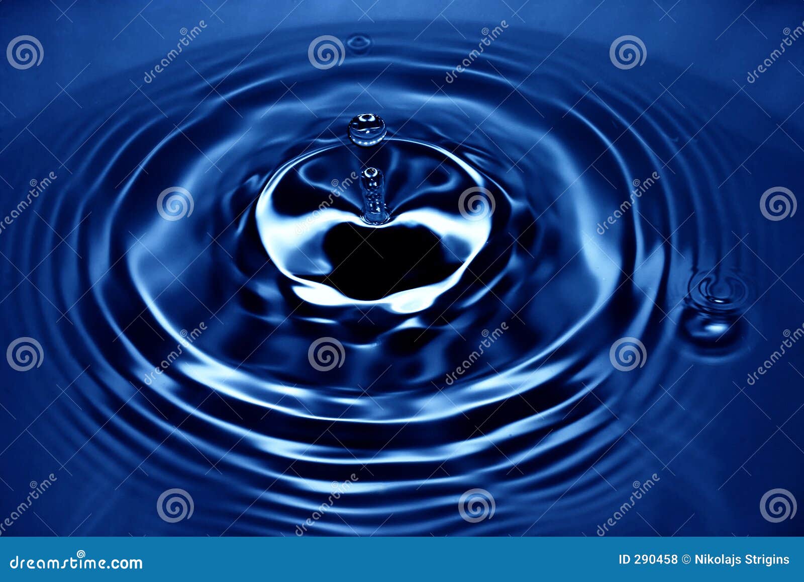 blue waterdrop