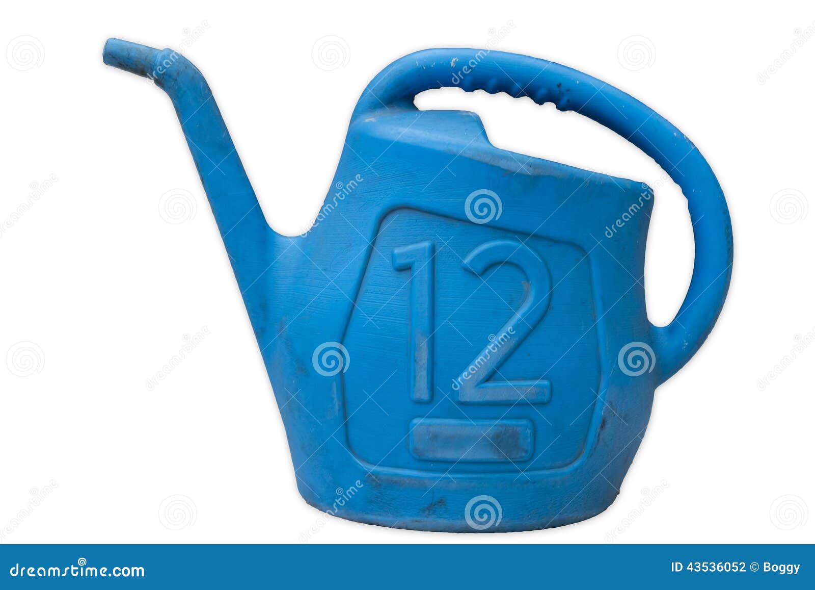 Blue watering can stock photo. Image of single, irrigation 43536052