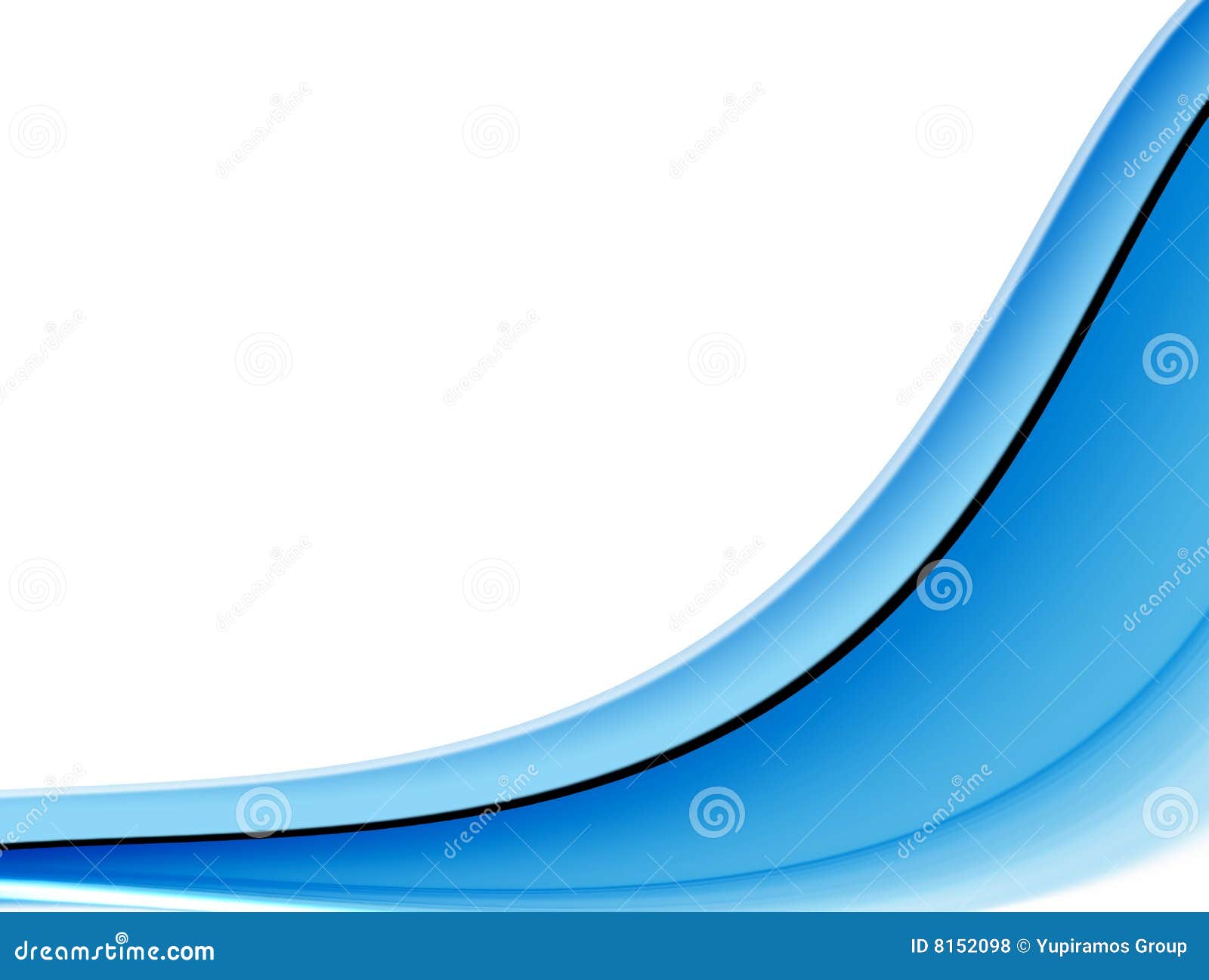 Blue wave background stock illustration. Illustration of background
