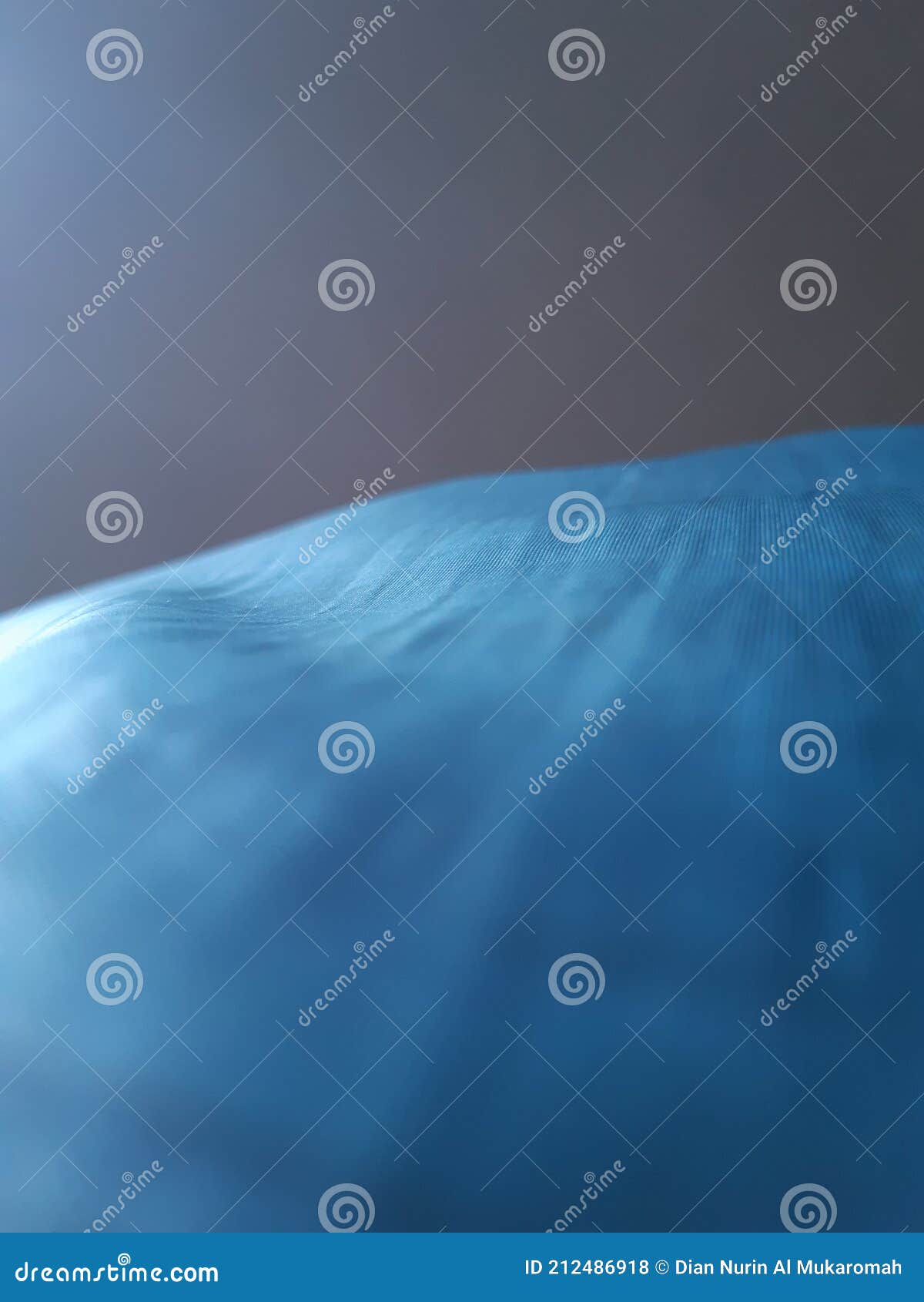 Blue wave pillow stock photo. Image of pillow, wave 212486918