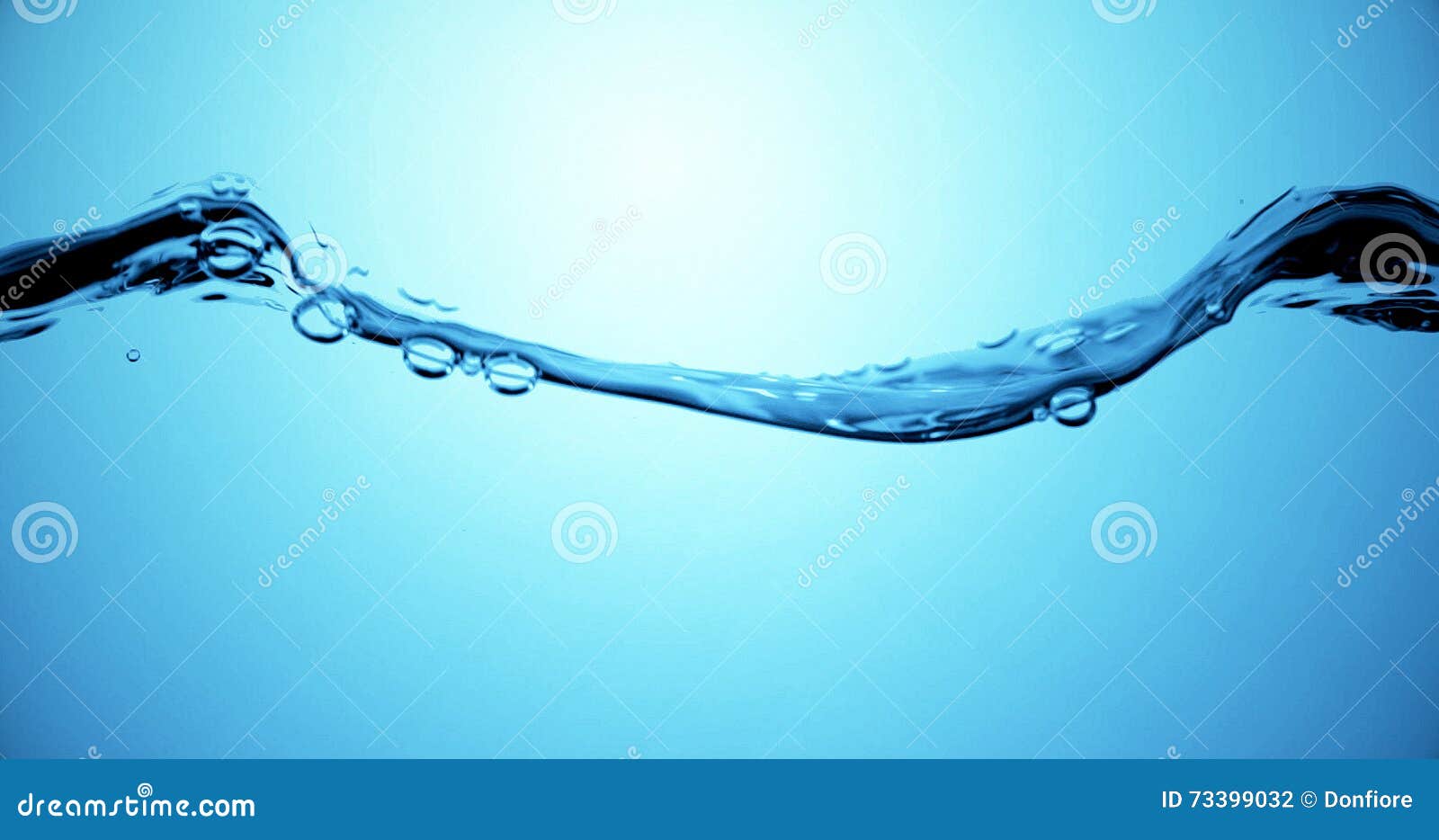 Blue Wave Water with Bubbles in Tank Stock Photo Image of tank