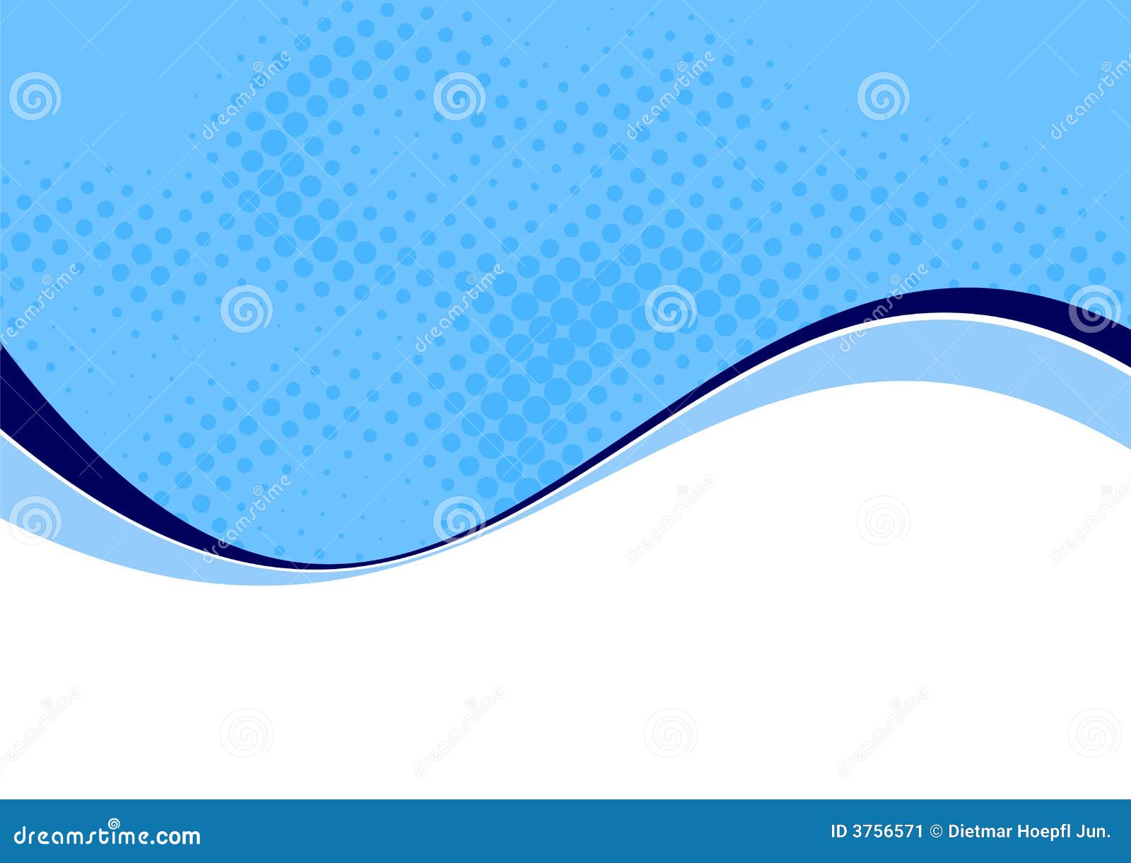 blue wavy curves on white