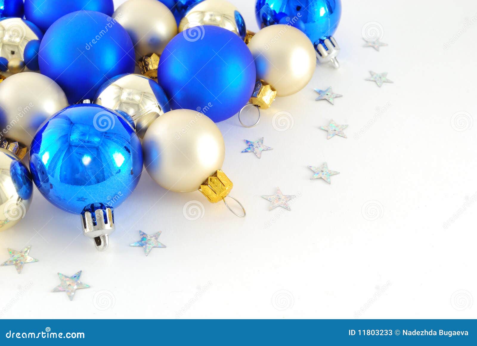 Blue and white balls stock image. Image of metallic, reflection 11803233