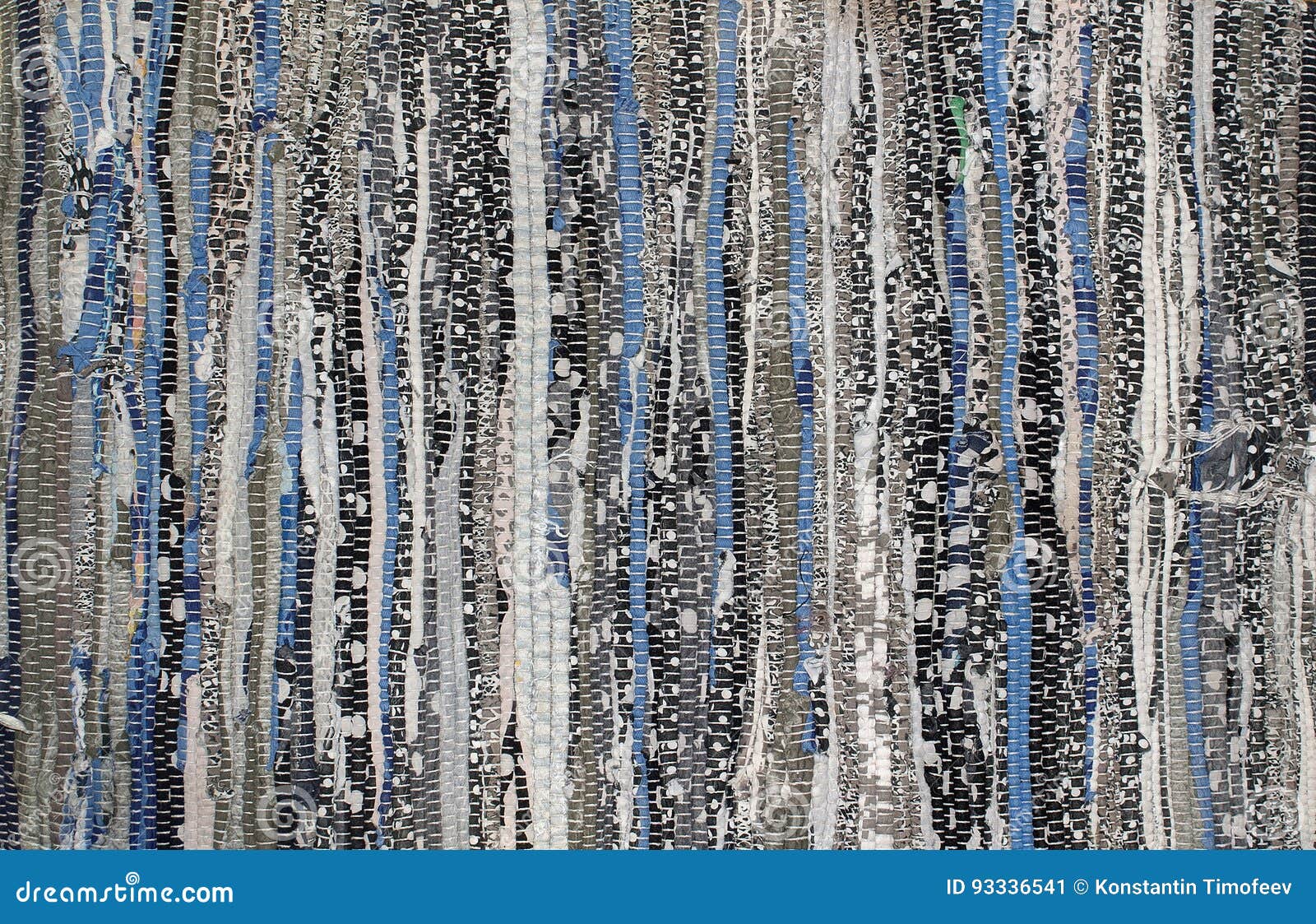 Blueandwhitecarpettexture Stock Image Image of material, handmade