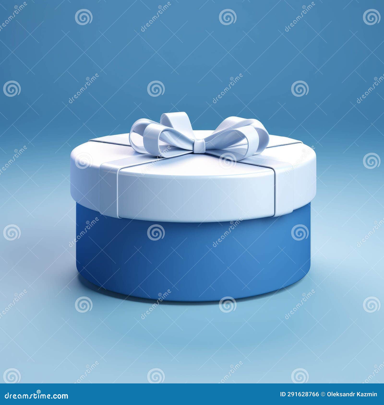 Blue white gift box stock illustration. Illustration of magical 291628766