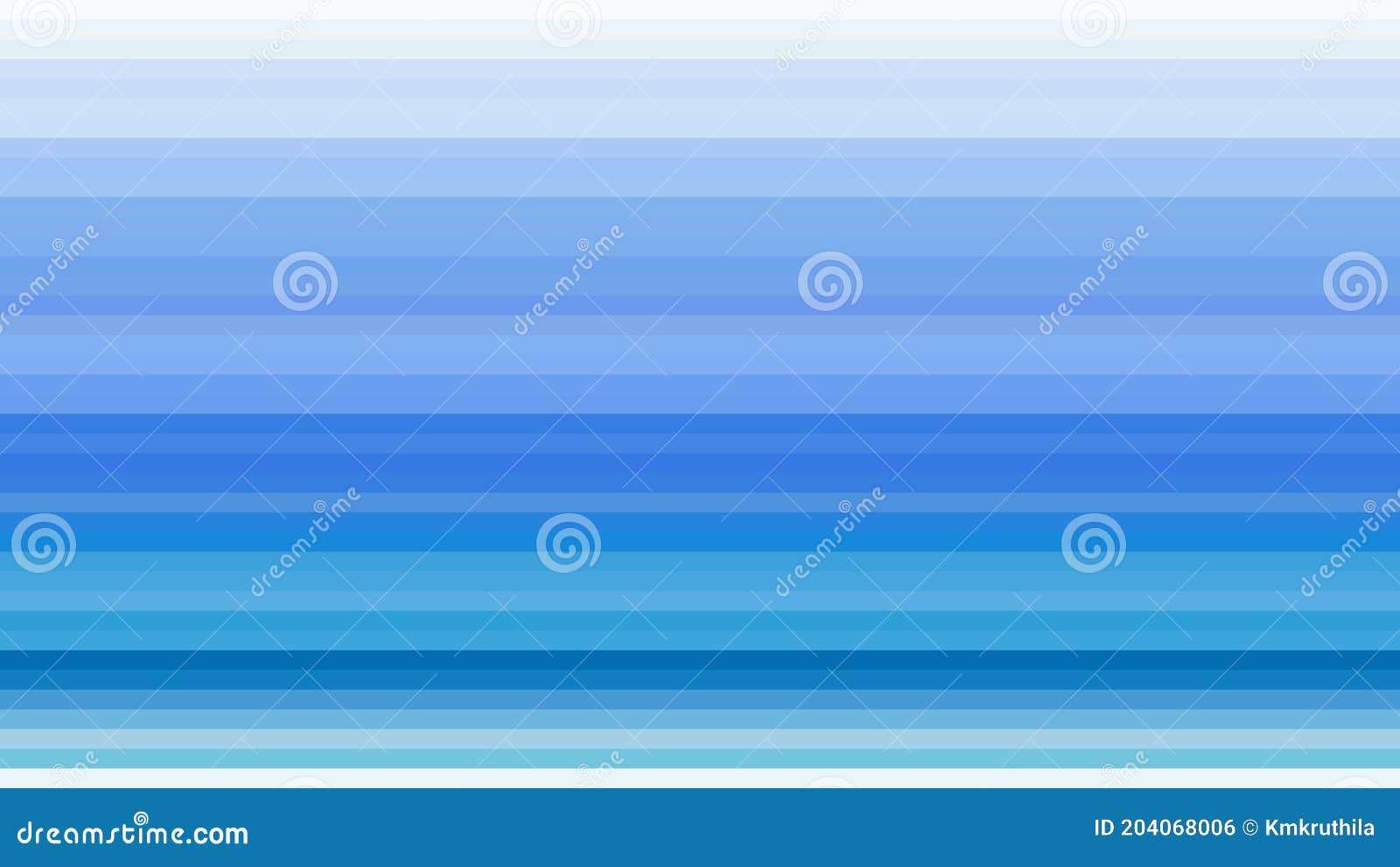 Blue and White Horizontal Stripes Background Vector Illustration Stock