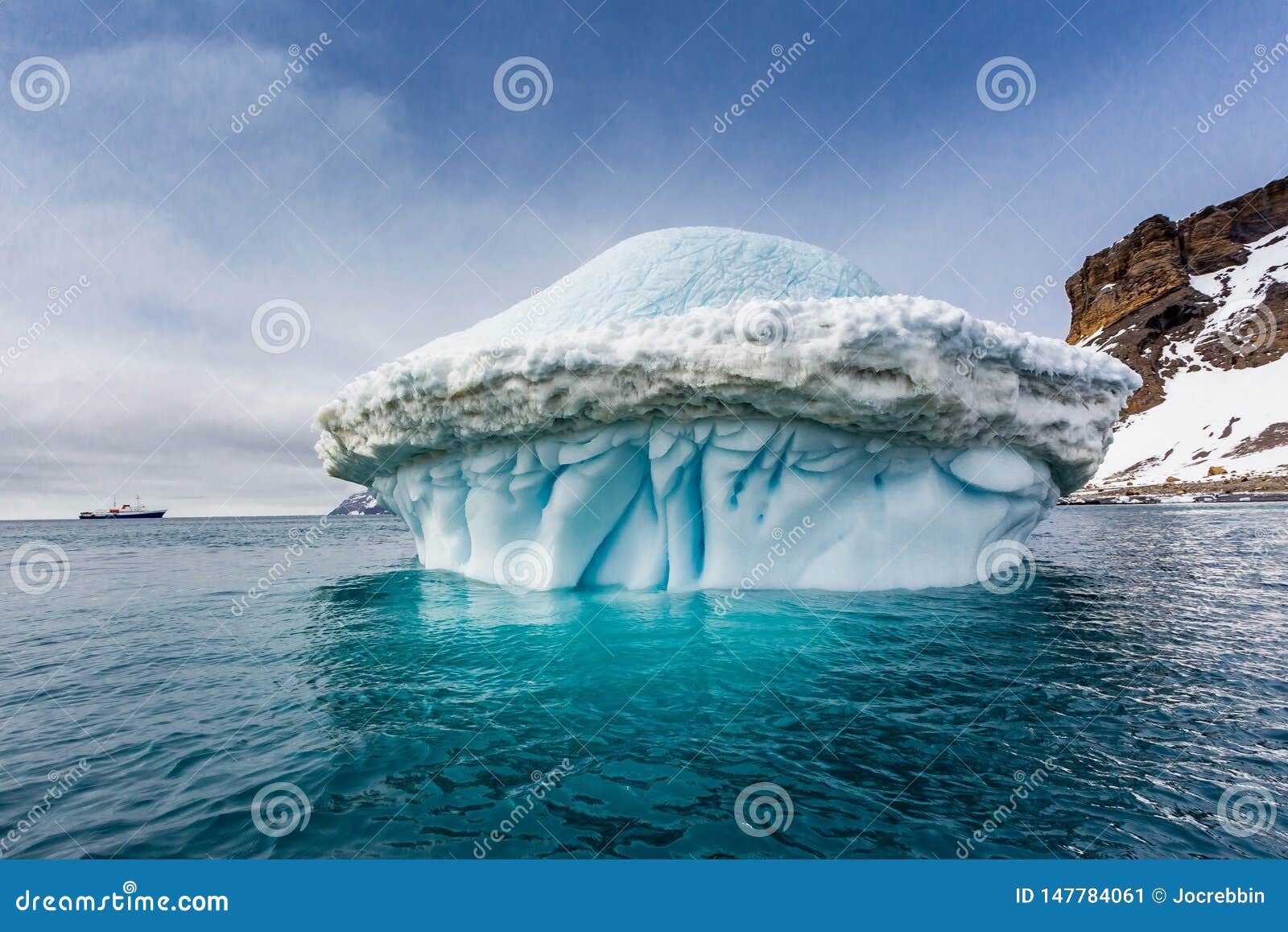 Ice Bergs are Beautiful but Dangerous in Antarctica Stock Image Image