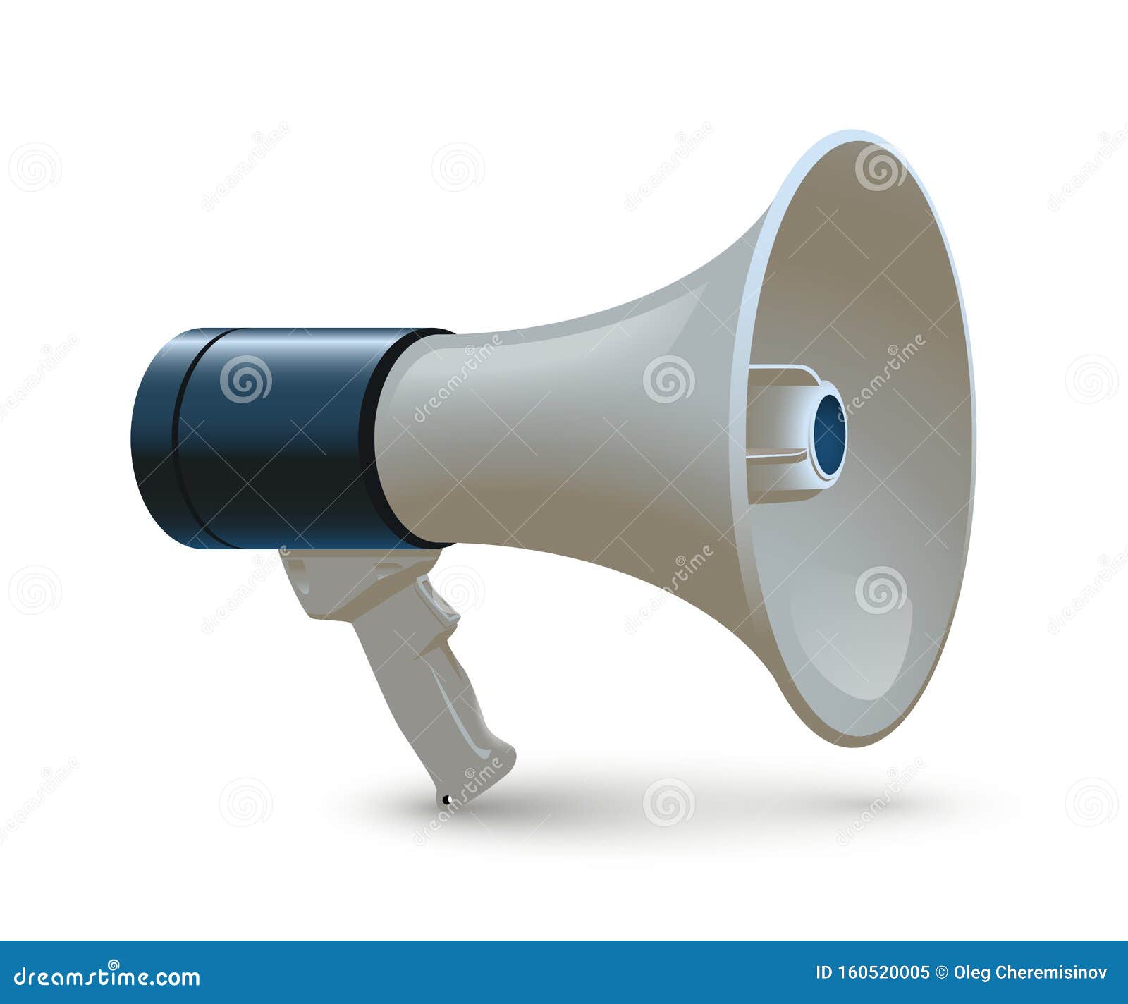 Bullhorn advertising symbol isolated cartoon 1505093 Vector Art at