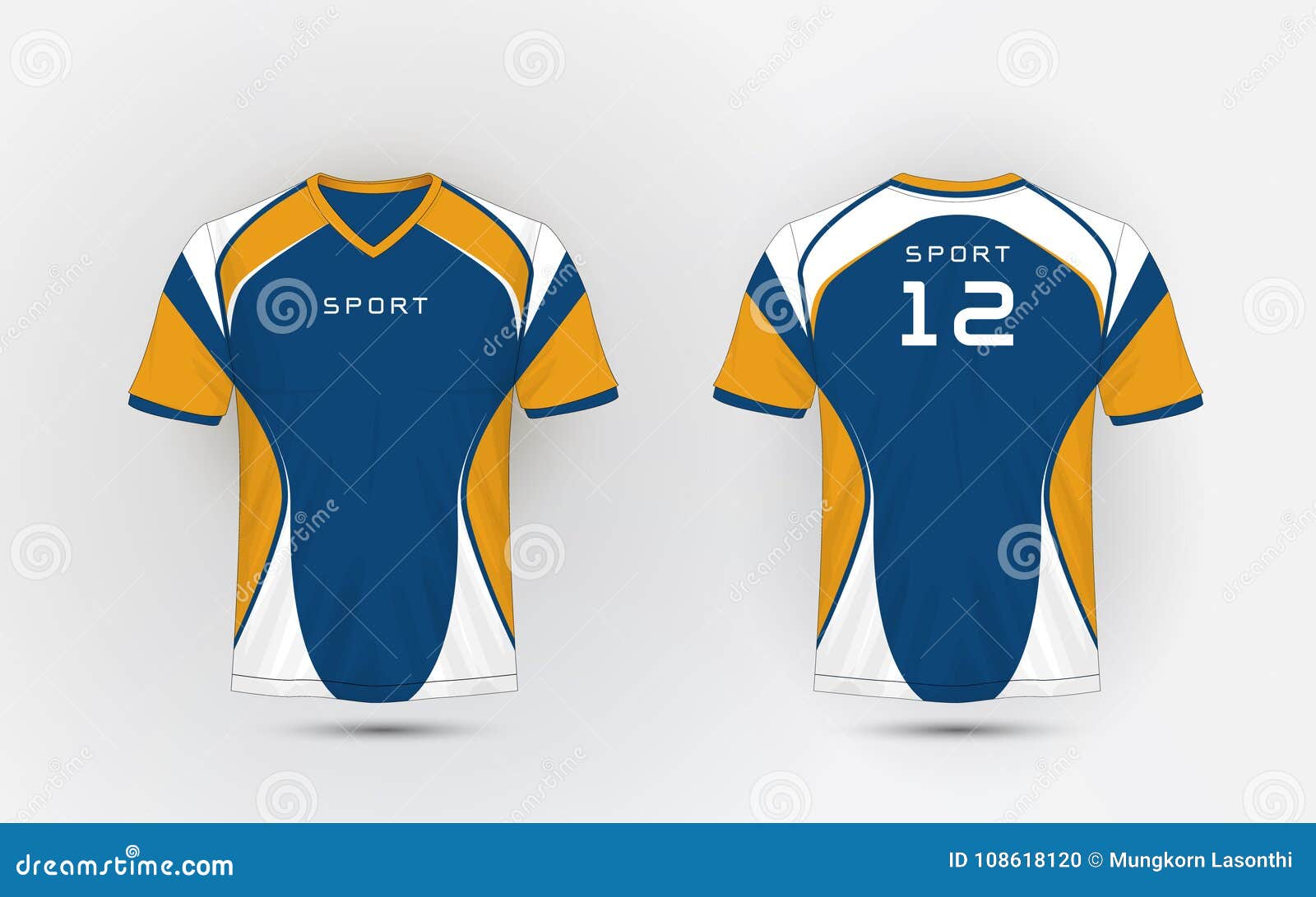 blue yellow jersey design