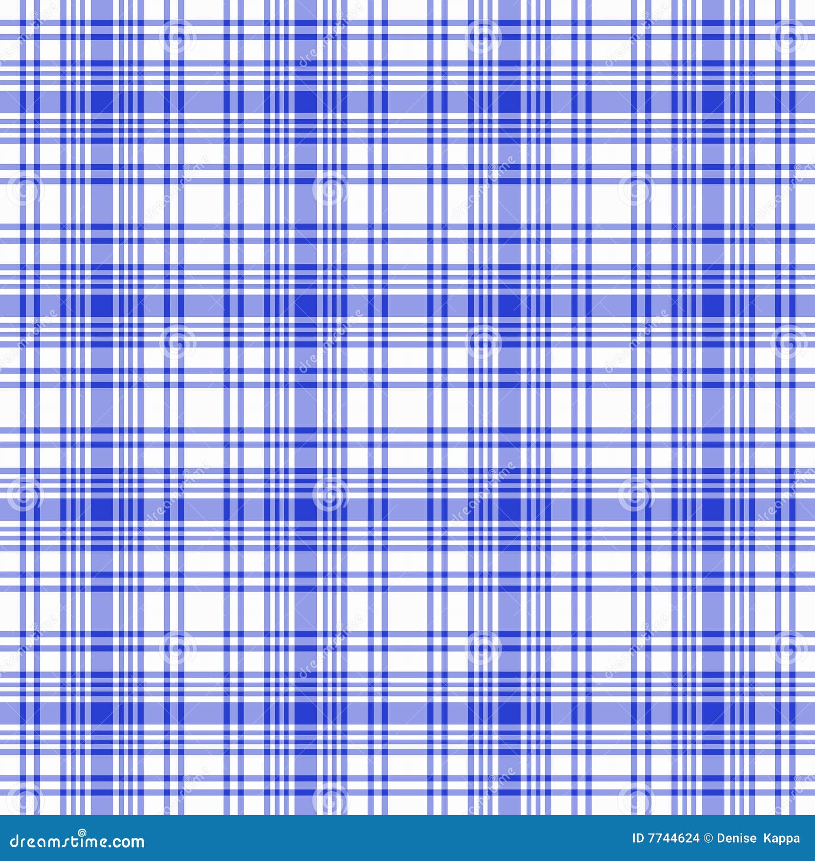 Blue White Seamless Plaid Stock Images - Image: 7744624