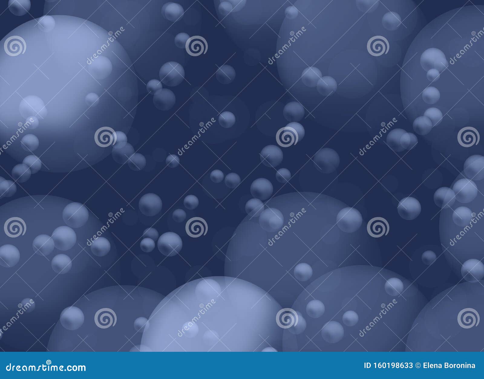 blue and white spots on a blue background, bokeh, rast