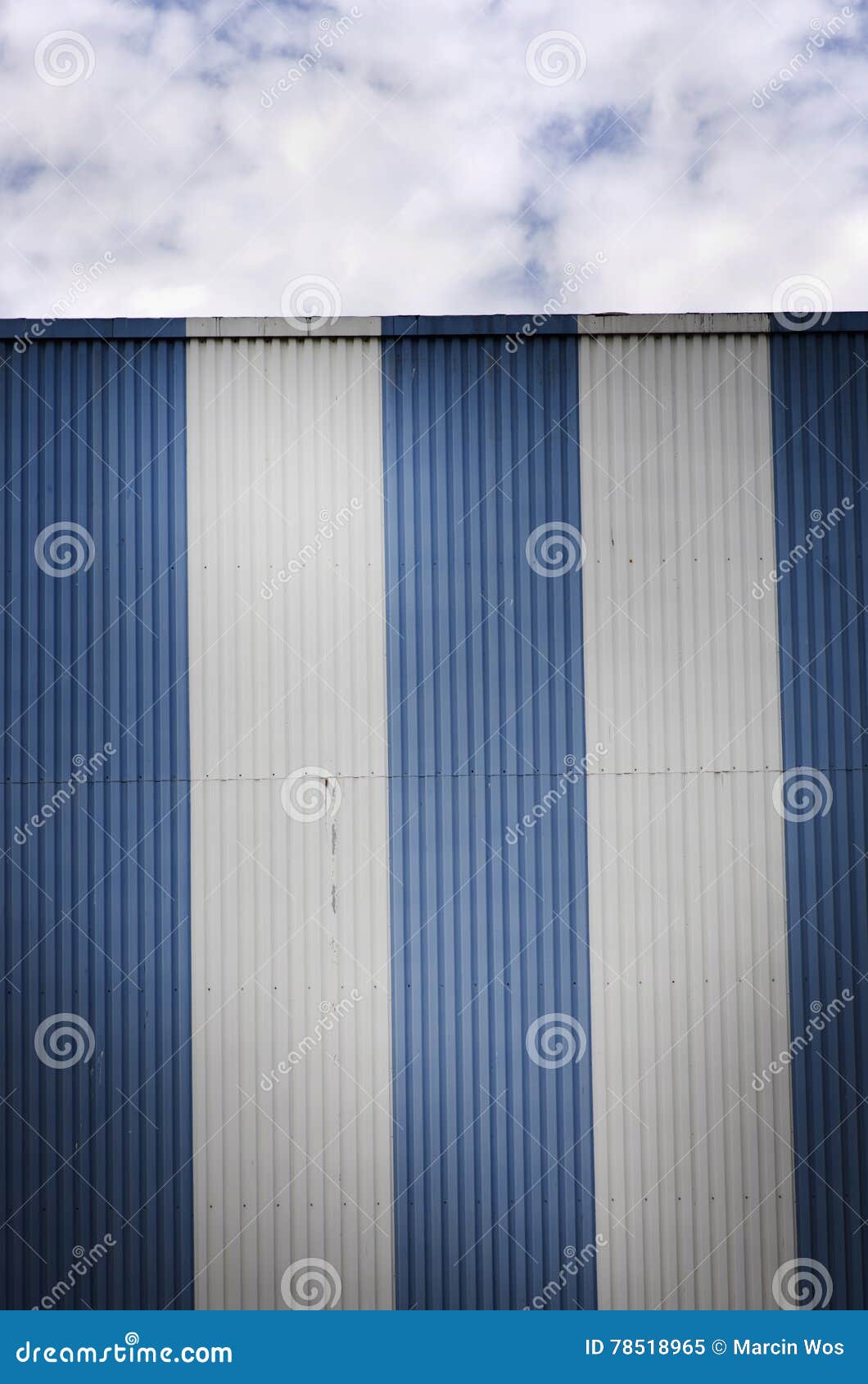 Blue And White Wall Background. Stock Image - Image of happy, design