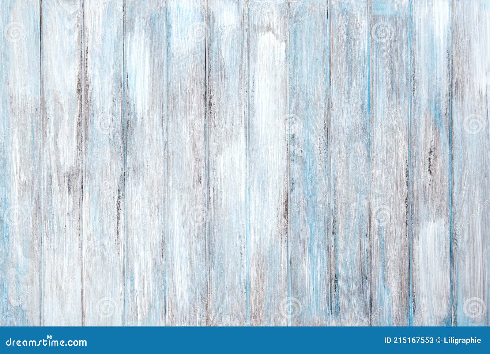 Blue White Wooden Background Natural Rustic Wood Texture Stock Image