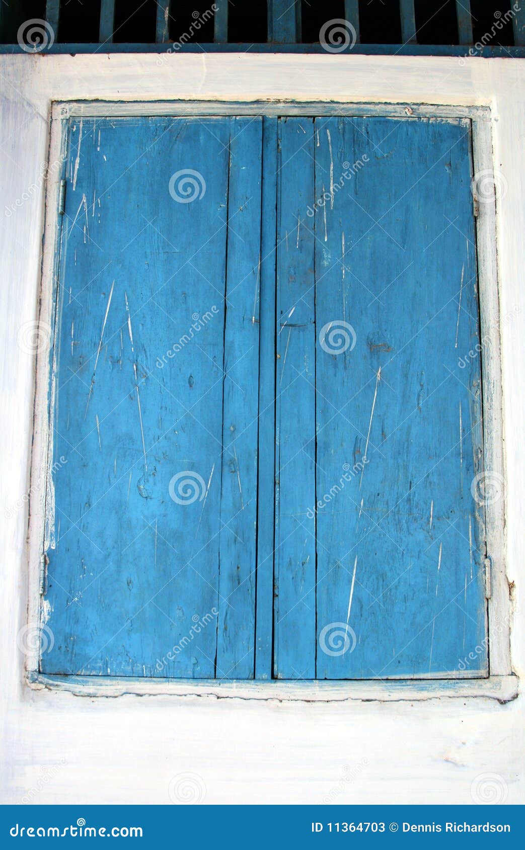 Blue window shutters stock image. Image of india, wooden 11364703