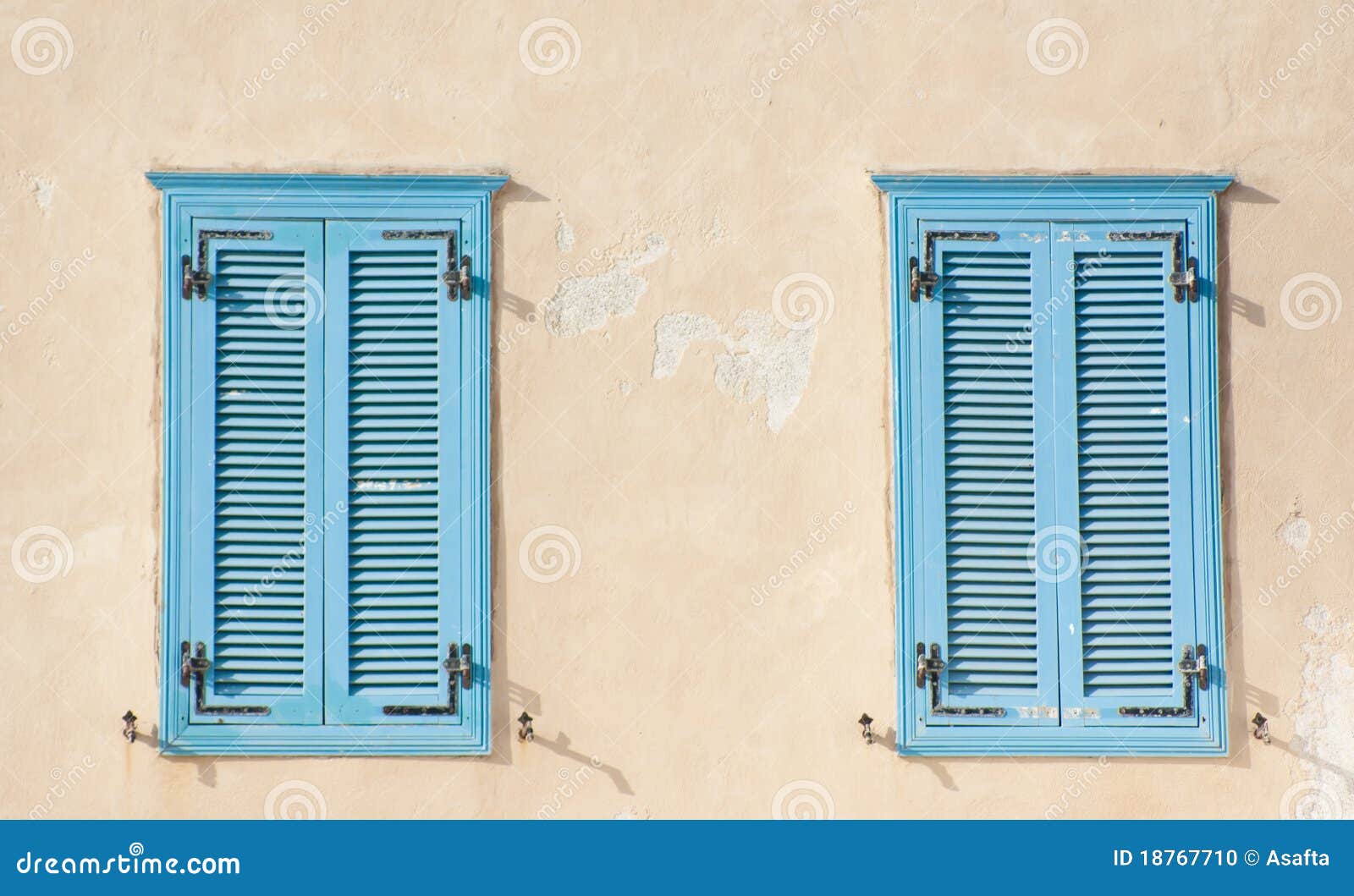 Blue Windows - Oriental Style Stock Photo - Image of eastern