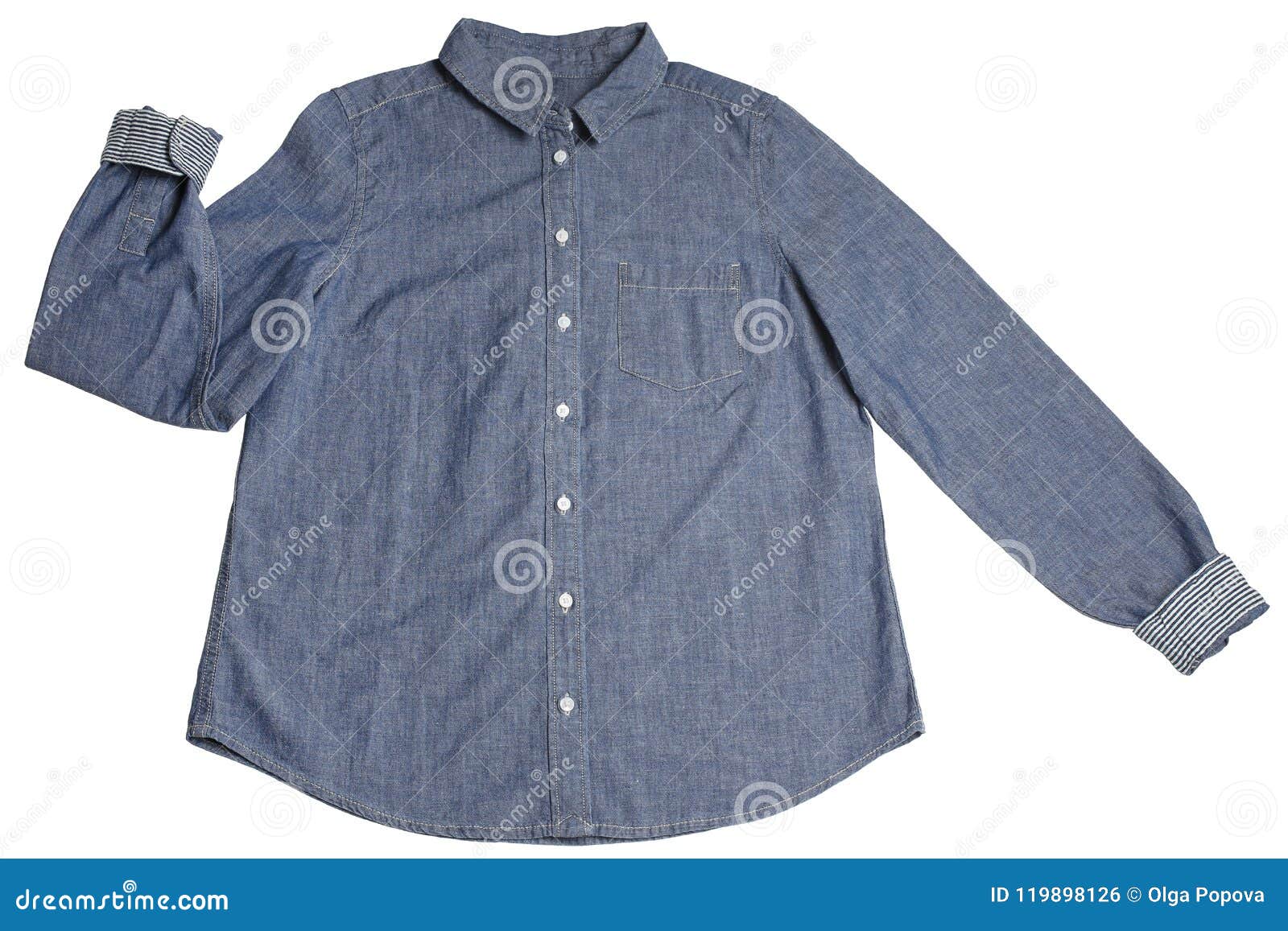 Blue women jeans shirt stock photo. Image of design - 119898126