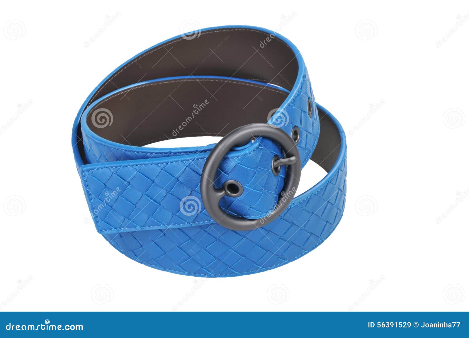 Blue women leather belt stock image. Image of closeup 56391529