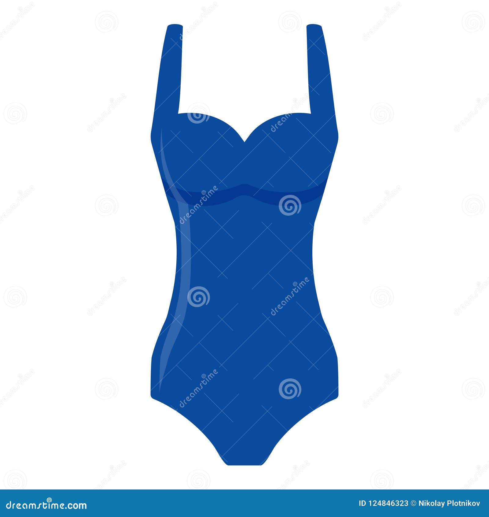 Free Vectors | Illustration of light blue bikini