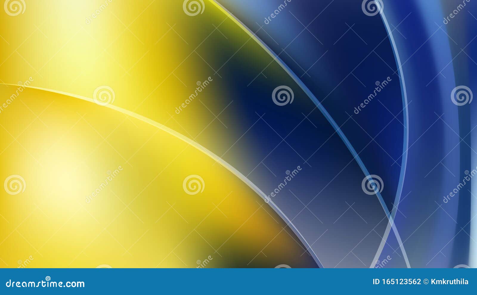 Blue Yellow and Black Background Stock Vector Illustration of glow, magic 165123562