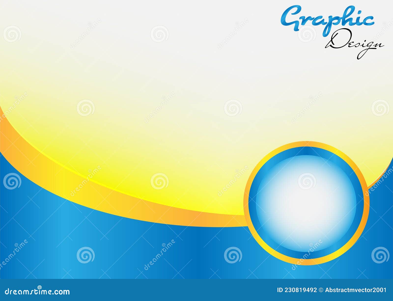 Blue and Yellow Color Simple Abstract Vector Background Art for Anything  Stock Vector - Illustration of backdrop, artisitic: 230819492