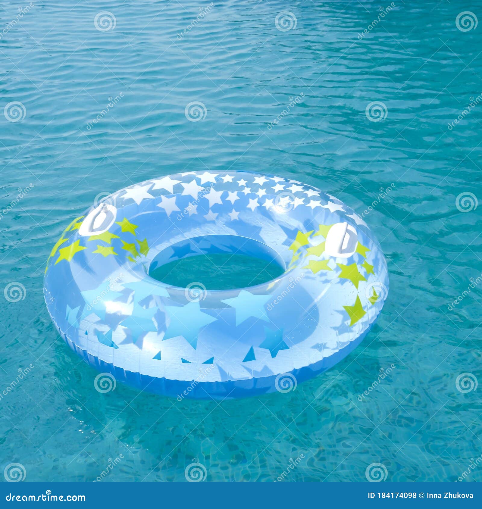 clear inflatable pool floats