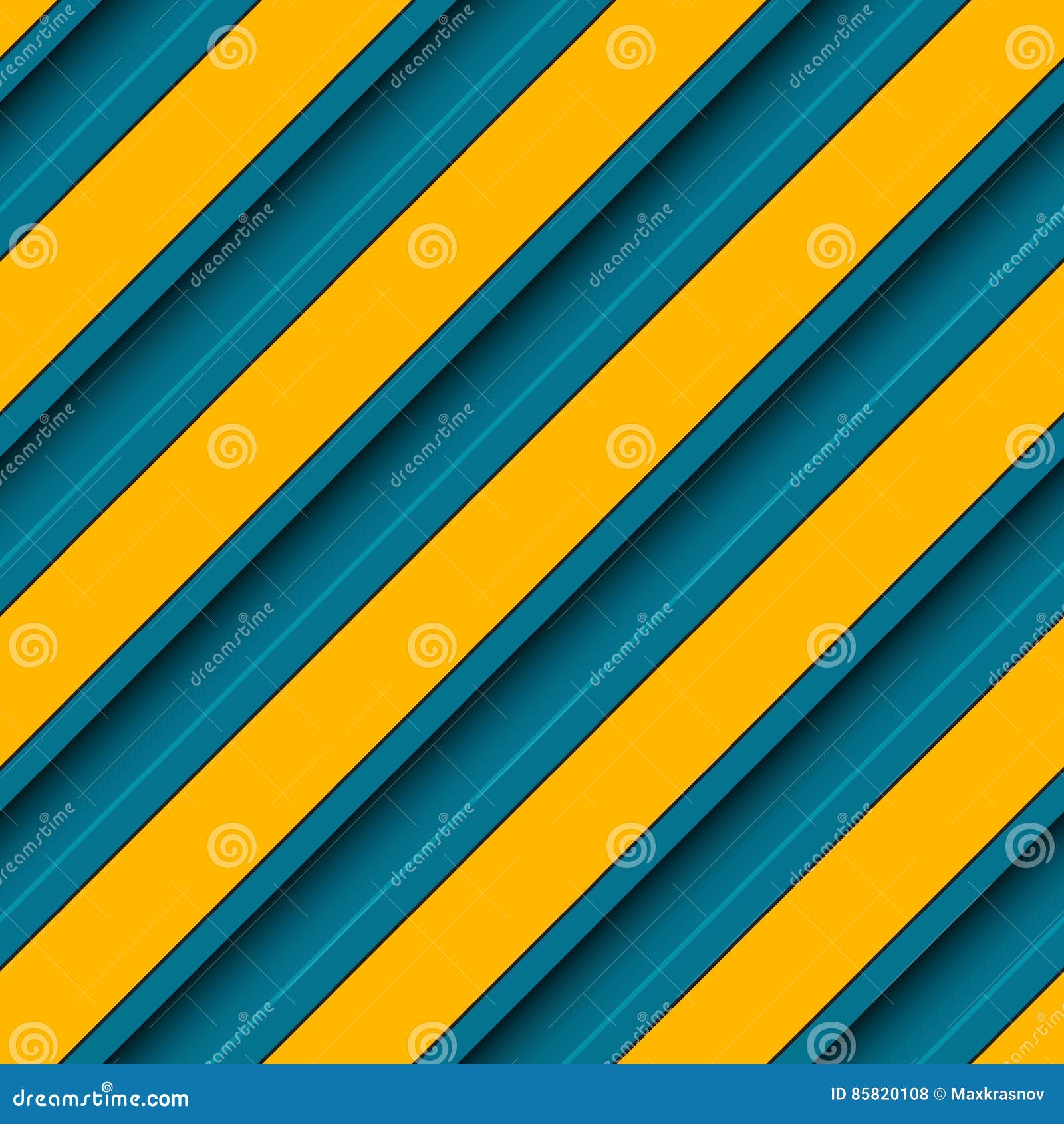 Blue and Yellow Stripes Background Stock Vector Illustration of tech