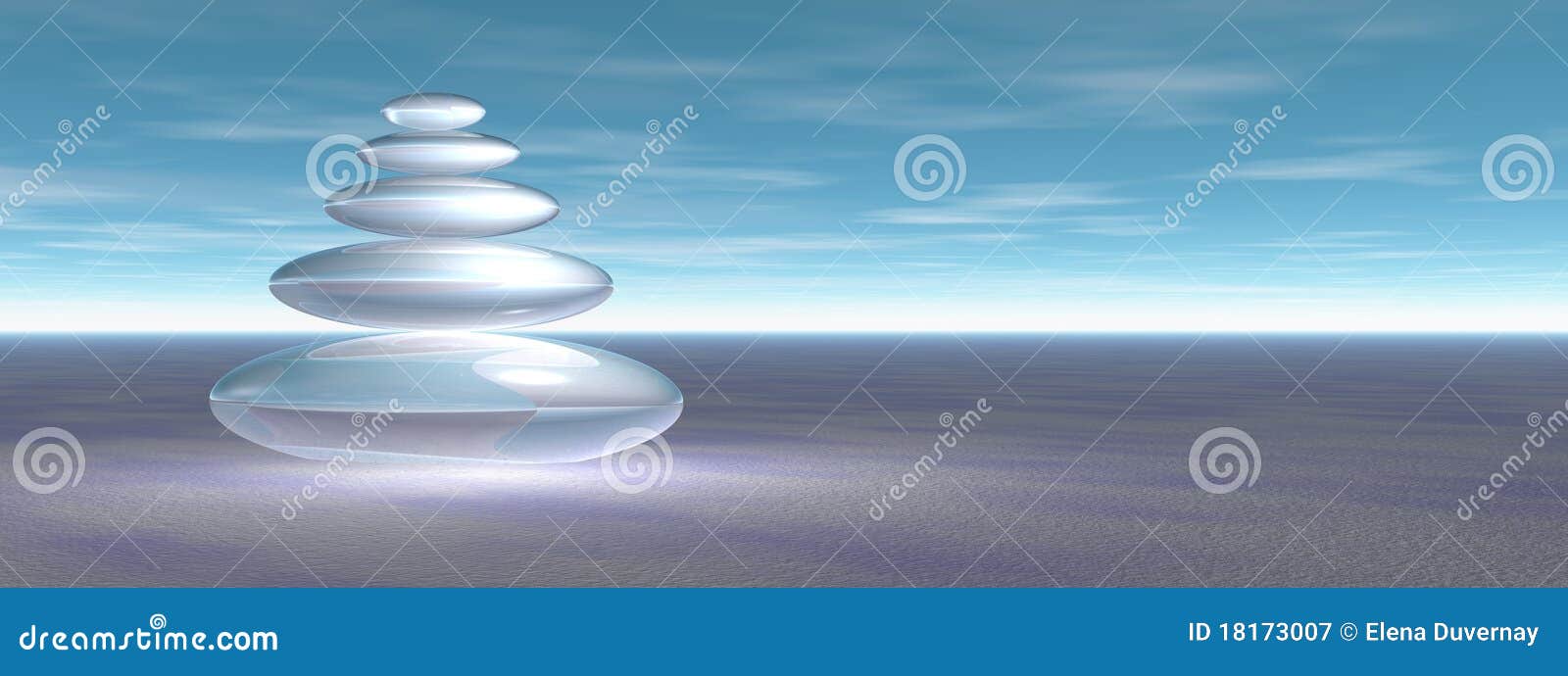 Blue zen stock illustration. Illustration of massage 18173007