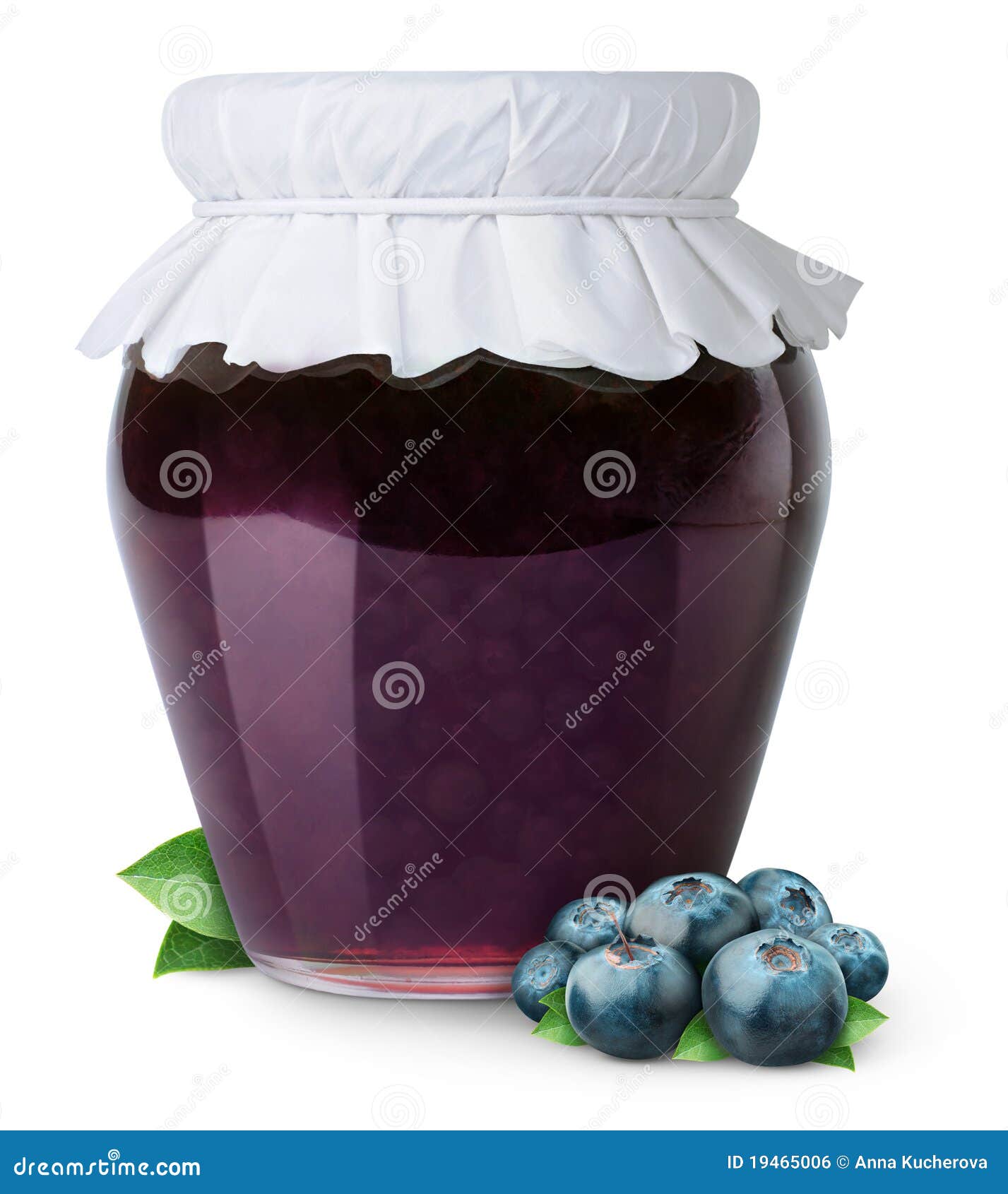 Blueberry jam stock photo. Image of natural, paper, homemade 19465006