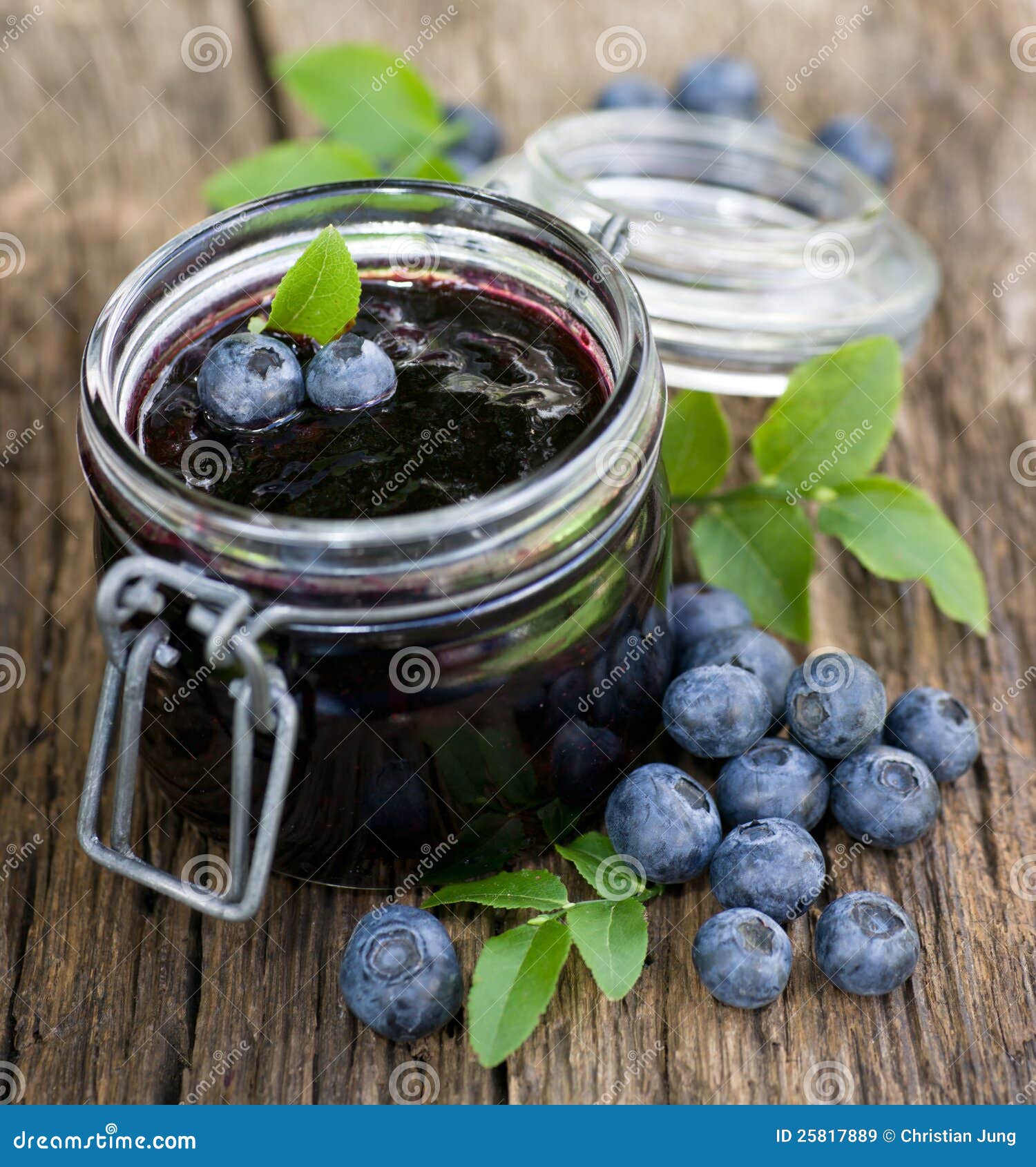 Blueberry Jam Stock Image Image Of Bilberries Jelly 25817889