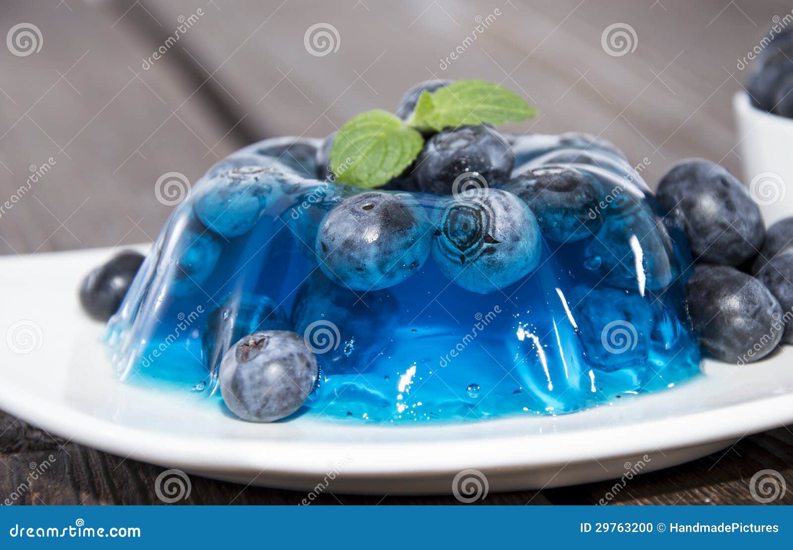 Blueberry Jello stock photo. Image of flavor, studio 29763200
