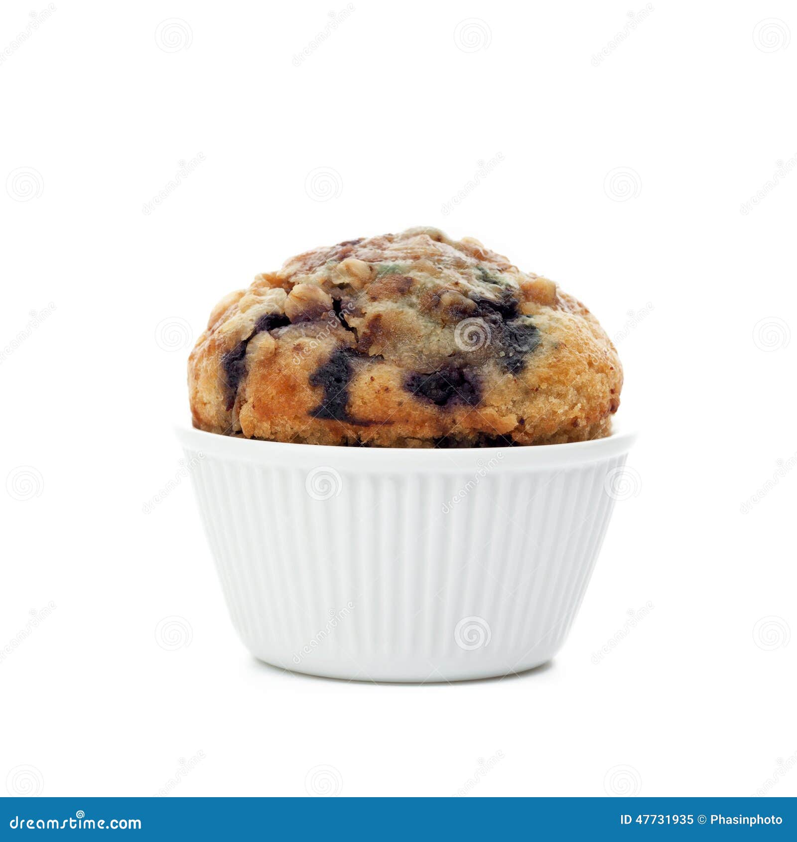 Blueberry Muffin Ramekin Stock Photos Free & RoyaltyFree Stock