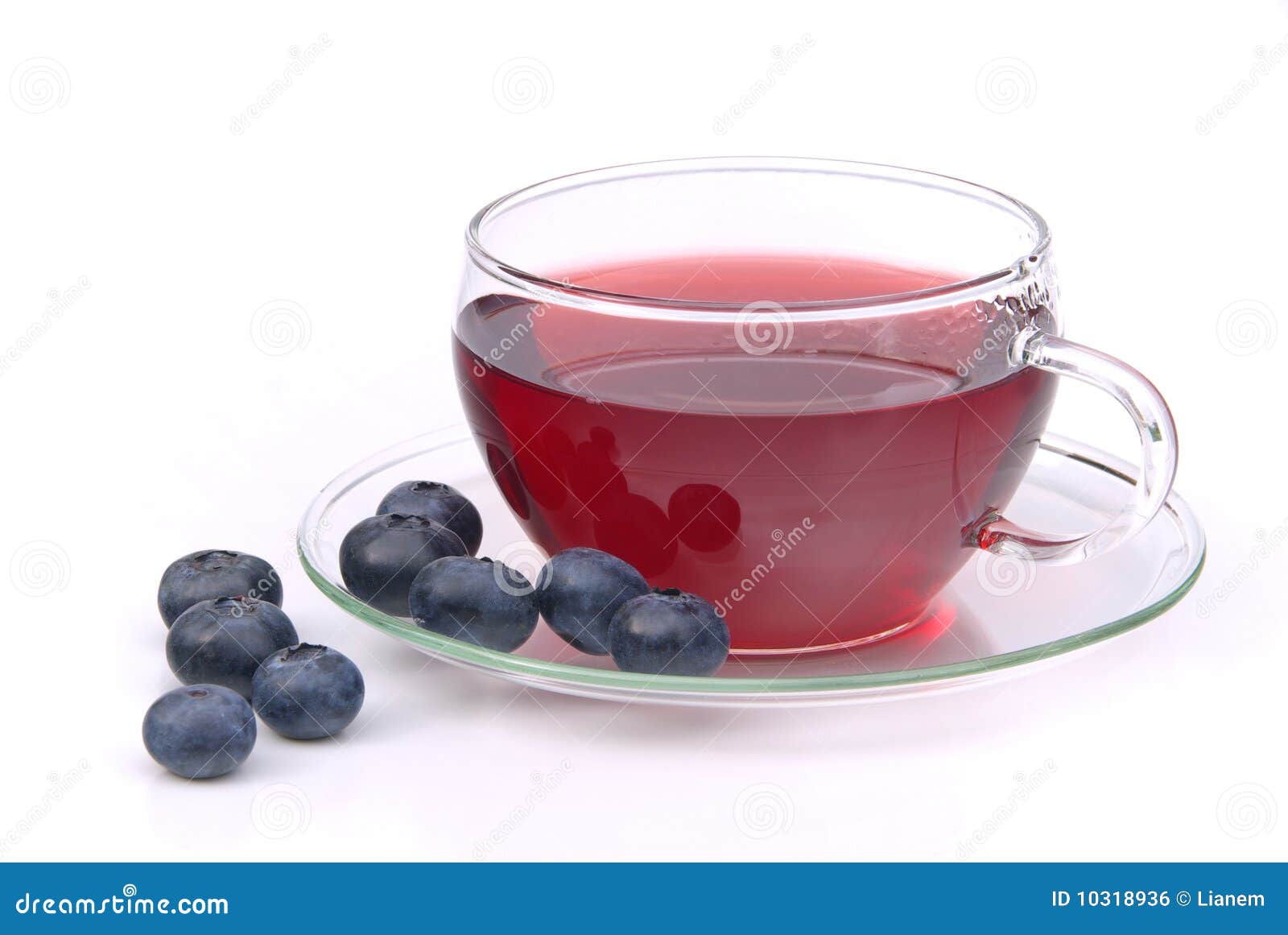 Blueberry tea stock photo. Image of bilberry, fresh, bunch 10318936
