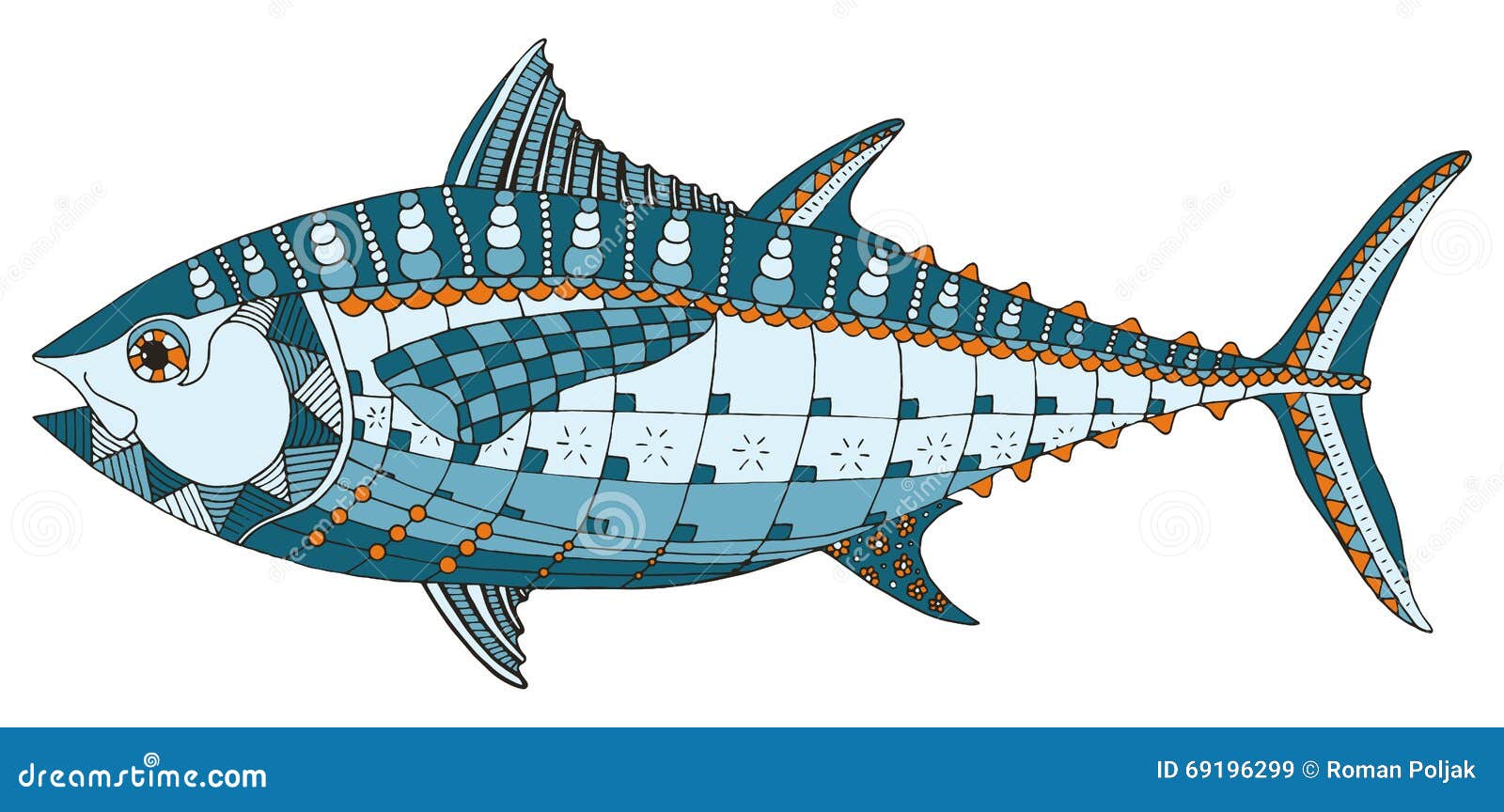 Atlantic Bluefin Tuna Fish Thunnus Thynnus Vector Illustration Royalty  Free SVG Cliparts Vectors And Stock Illustration Image 169943292