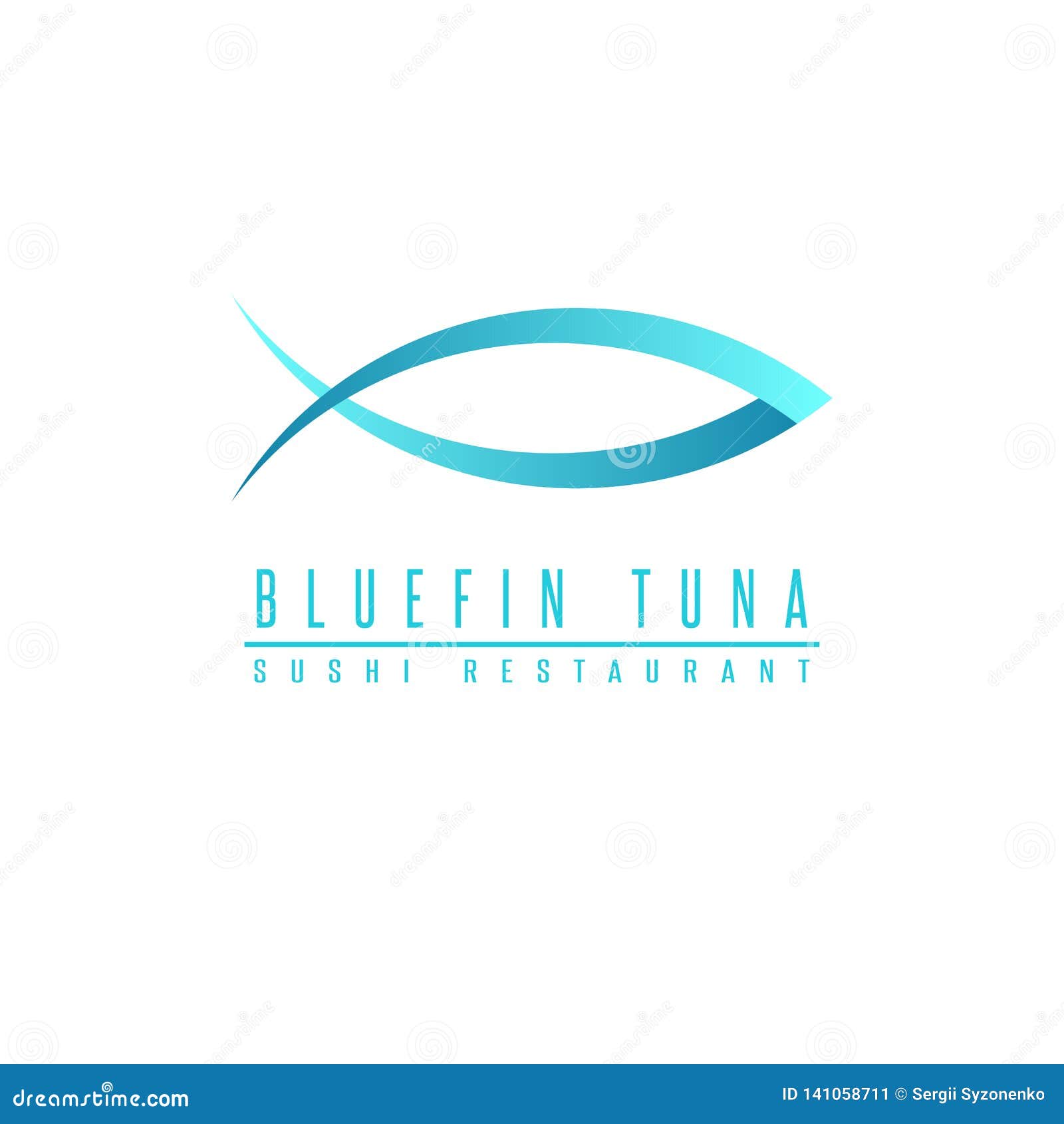Download Bluefin Tuna Logo Fish Silhouette Mockup Sushi Restaurant Design Element Fishing Club Emblem Stock Vector Illustration Of Seafood Isolated 141058711