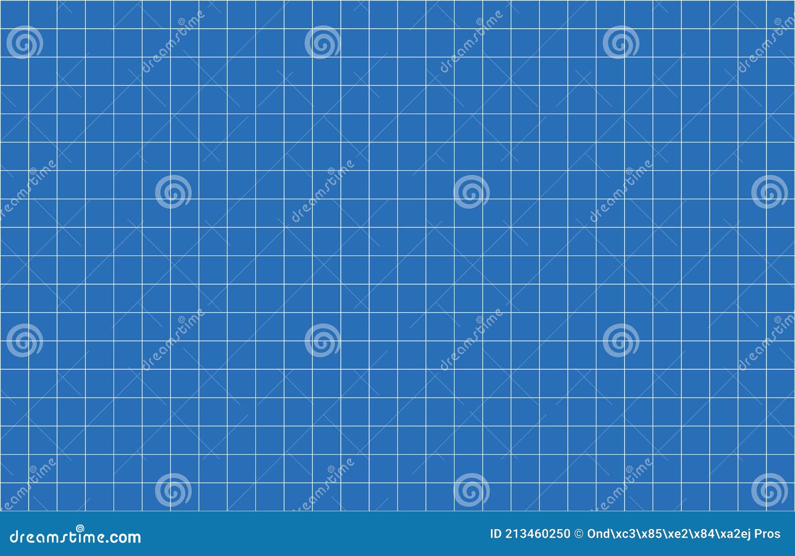 Blueprint Paper Grid with Empty Background Vector. Vector Blank Page ...