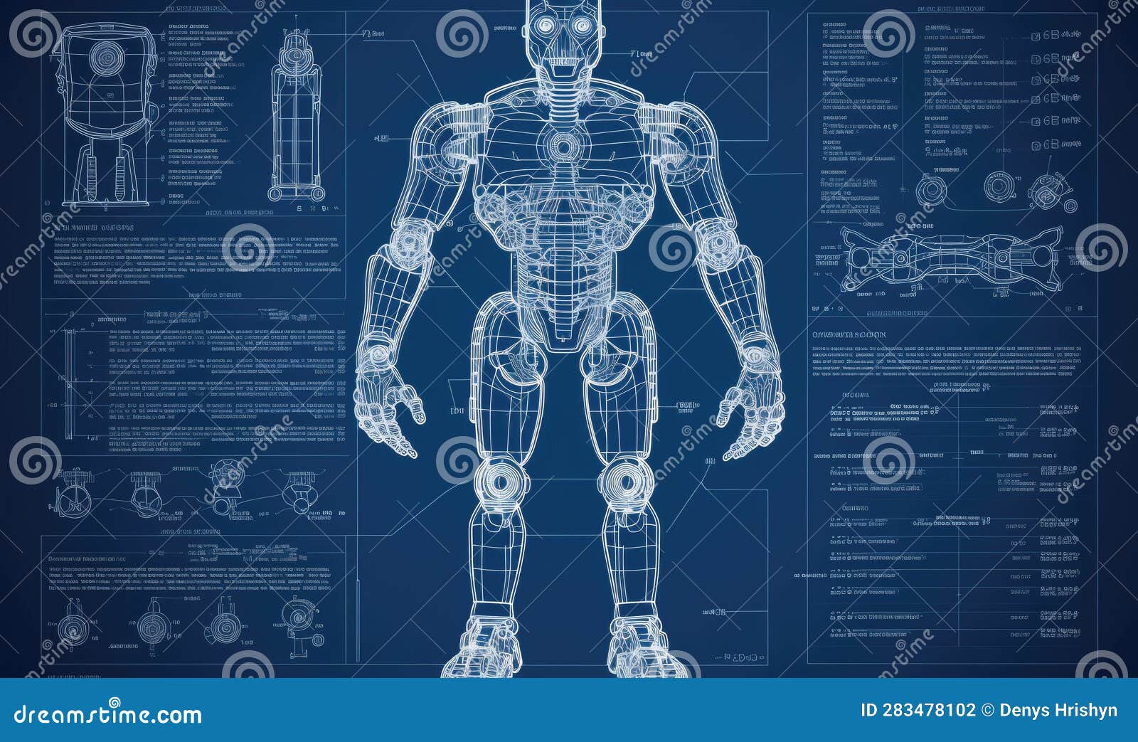 Blueprint of Robot Reveals the Detailed Design and Functionality of Its